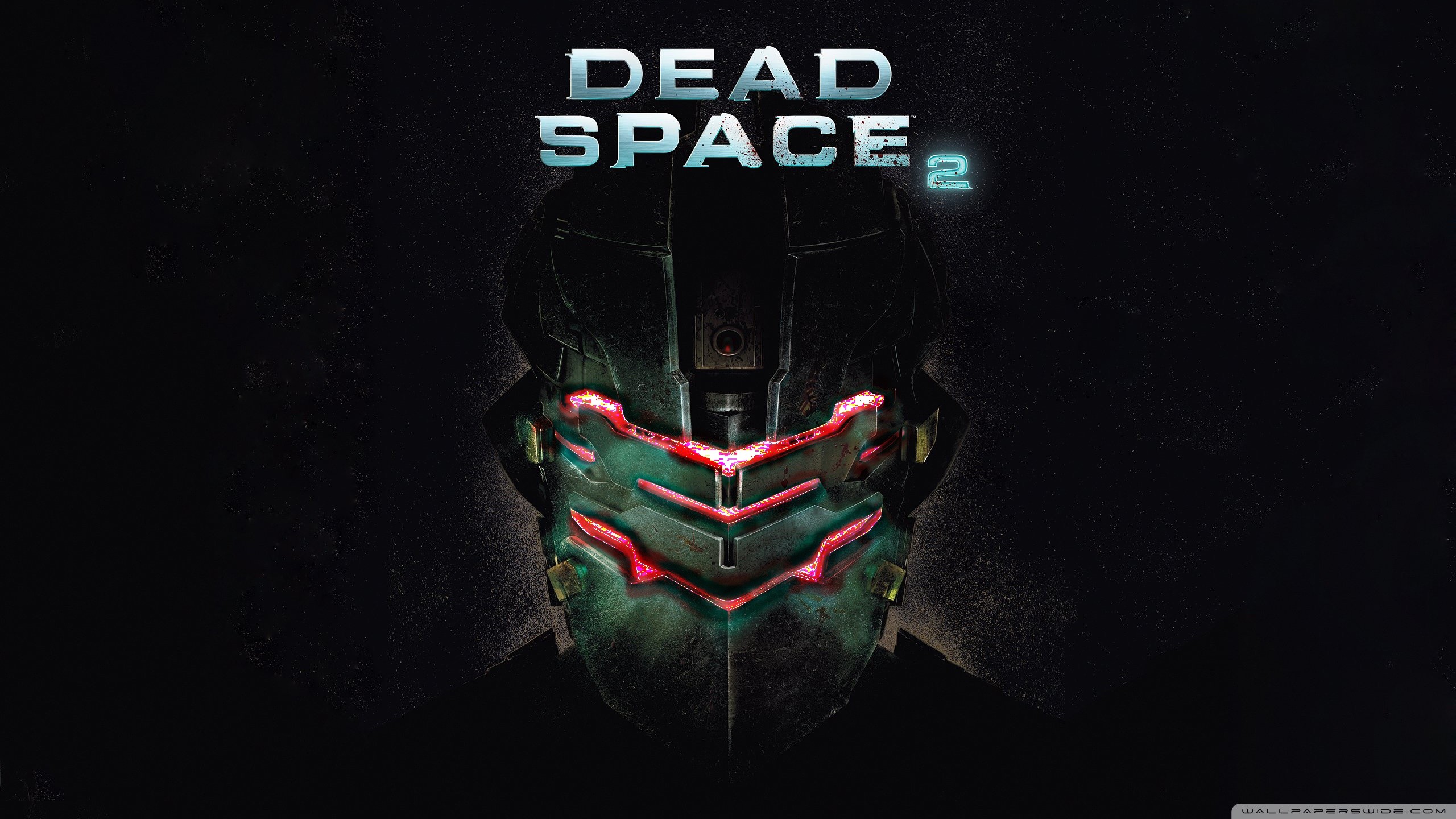 Isaac Clarke, Dead Space 2, Casco RIG, Logo, Luce rossa, 2K 1440p, sfondo desktop