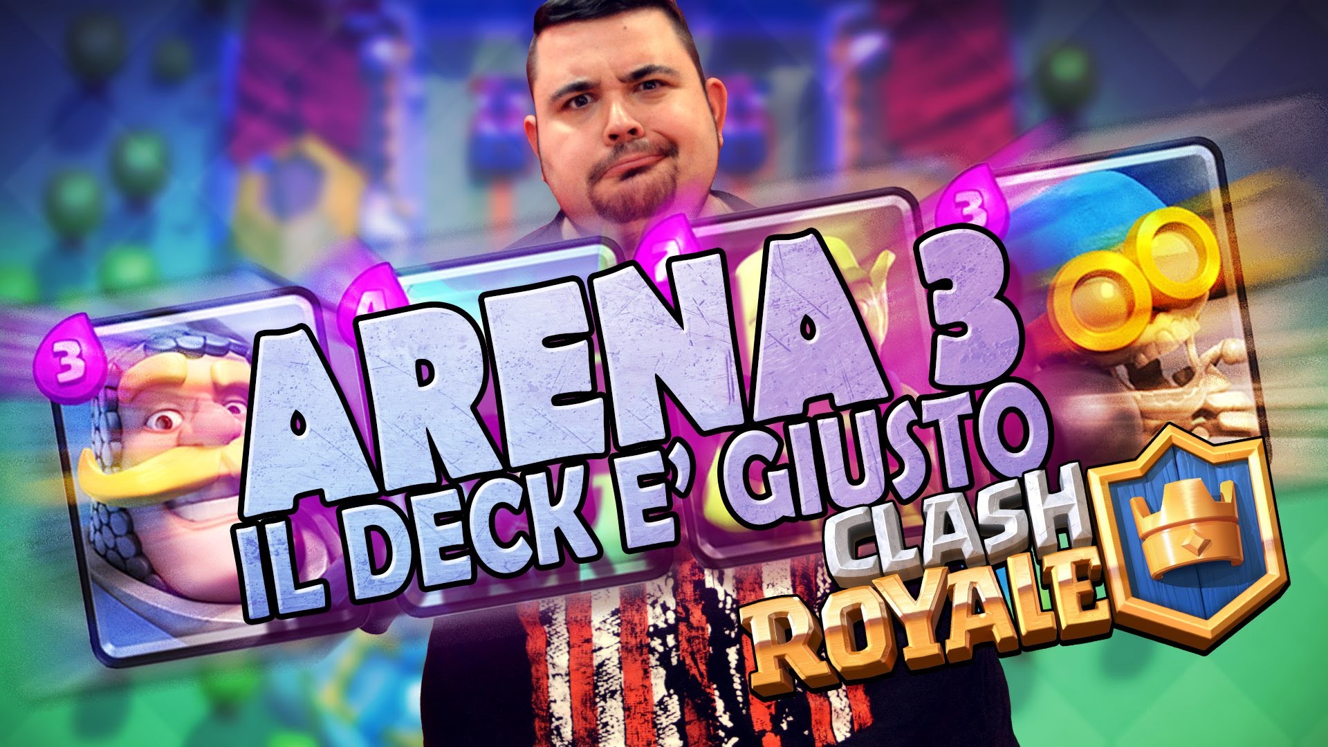 Clash Royale, Arena 3, Deck, YouTuber, Carte, 1920x1080, immagine di sfondo