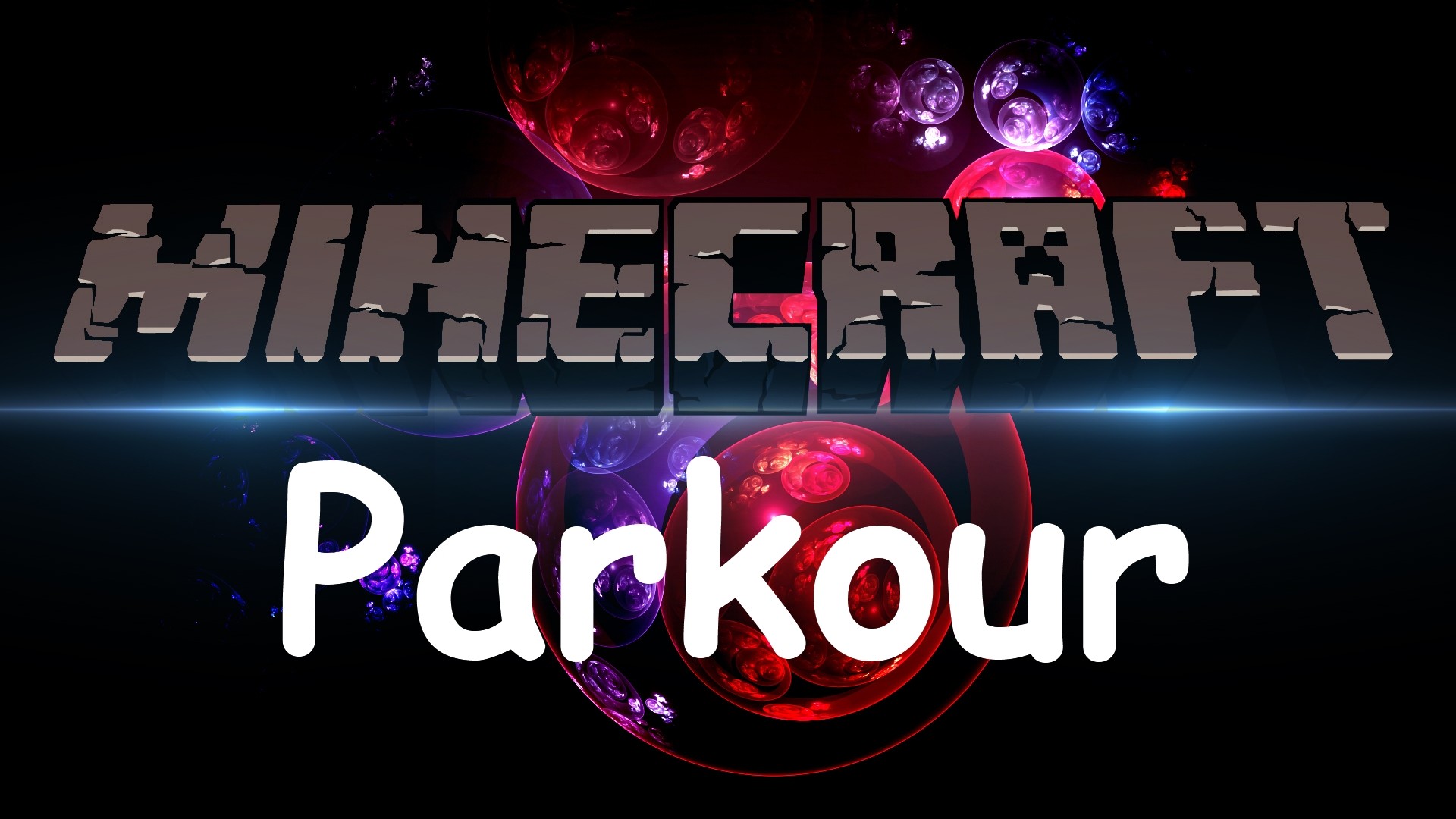 Minecraft, Parkour, Tipografia, Full HD 1080p, sfondo desktop