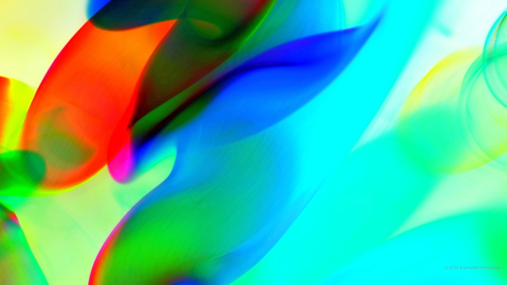 Astratto, Ciano, Blu, sfondo Full HD per desktop