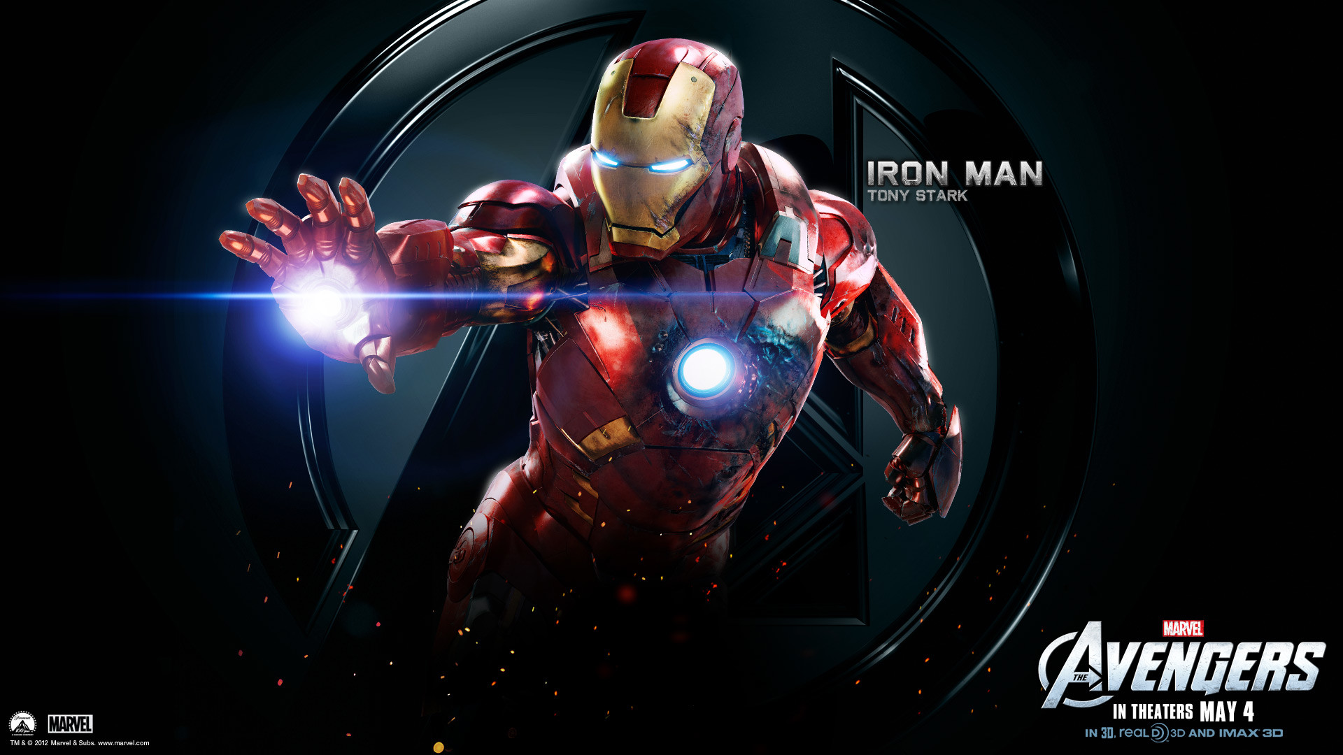 The Avengers, Iron Man, Tony Stark, Locandina, Full HD 1080p, sfondo desktop