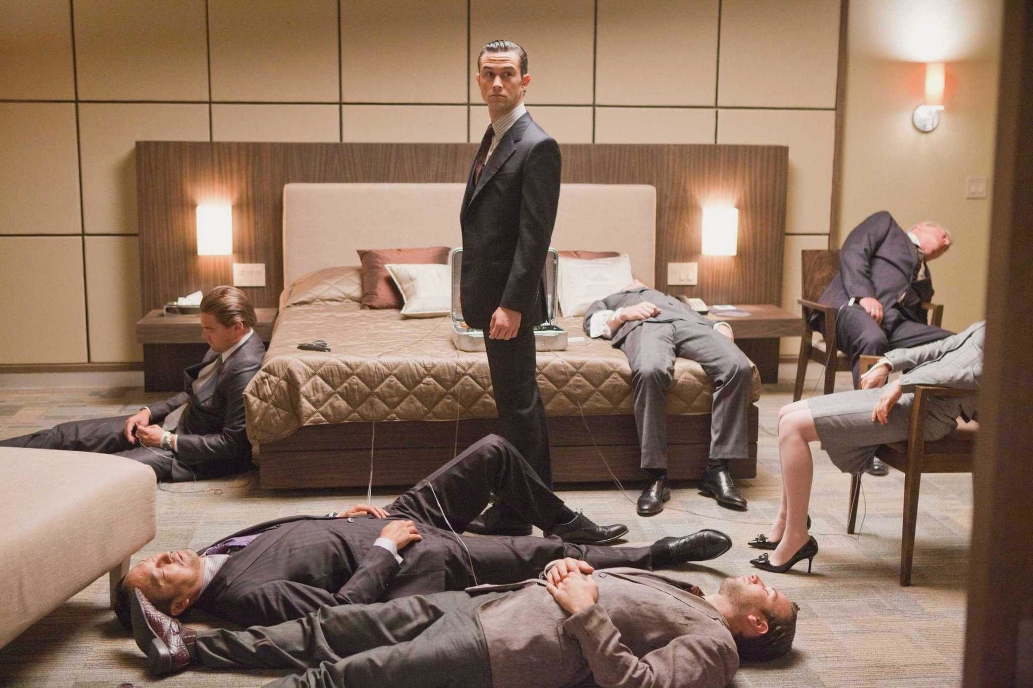 Inception, Joseph Gordon-Levitt, Arthur, Camera d'albergo, Sognatori, sfondo per portatile