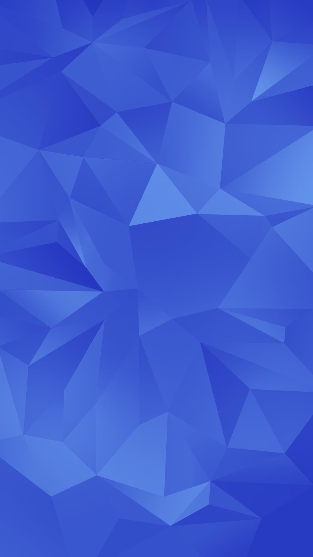Low poly, Blu, Samsung Galaxy S5, Geometrico, Full HD, schermata di blocco del cellulare