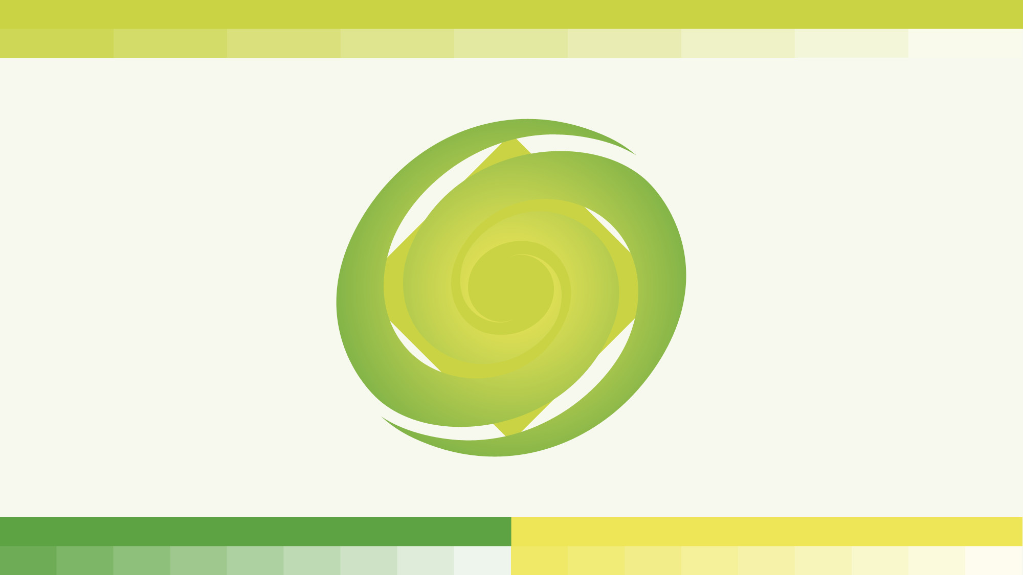 Spirale verde, Astratto, Sfondo bianco, Giallo, Cornice, Full HD, wallpaper per portatile