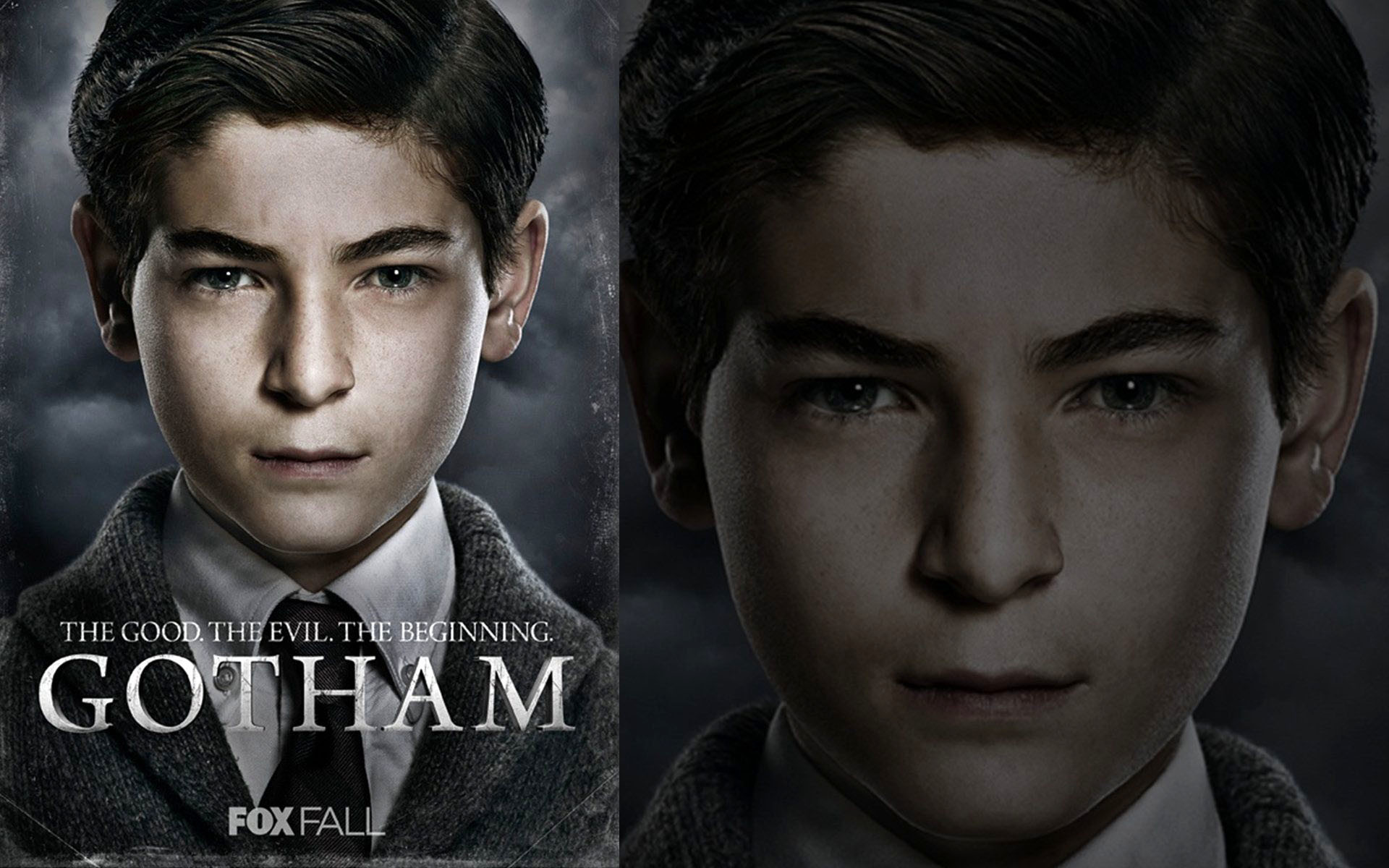 Gotham, Bruce Wayne, David Mazouz, Poster, 1920x1200, immagine di sfondo