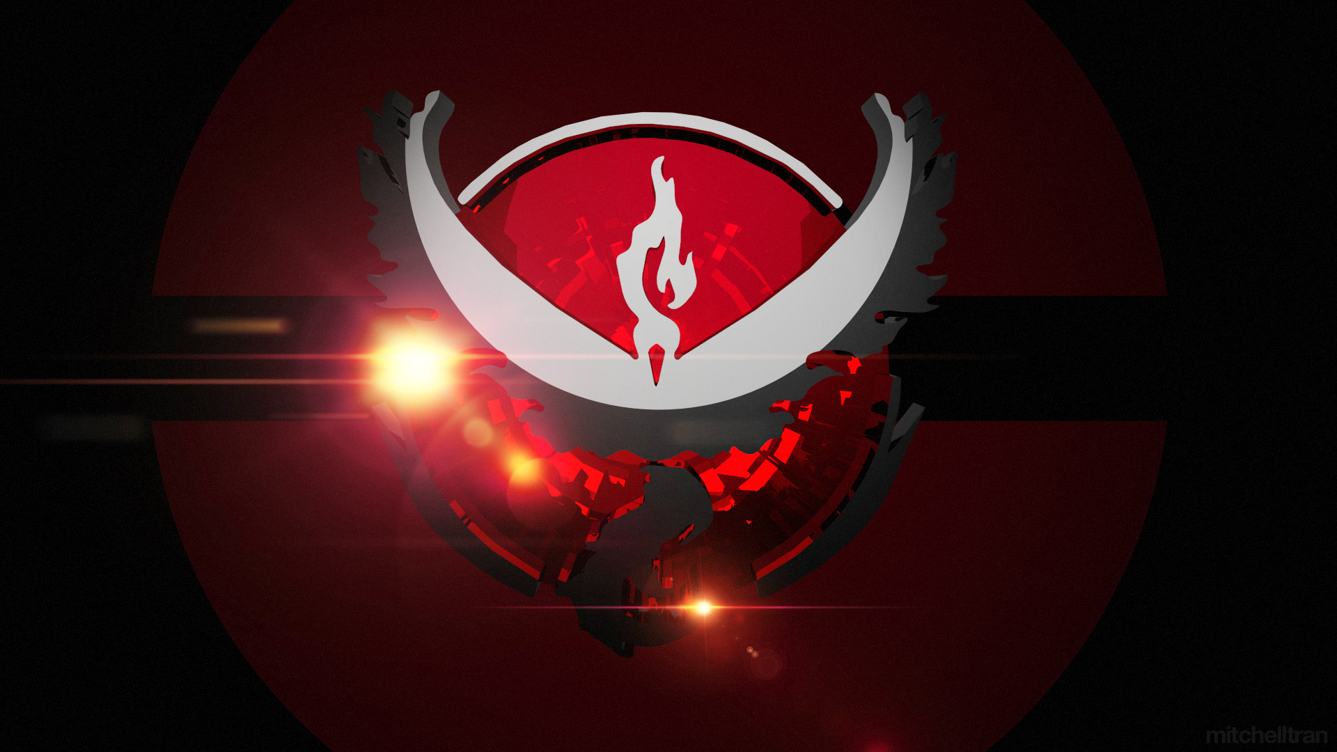 Team Coraggio, Pokémon GO, Emblema, Rosso, Full HD 1080p, sfondo desktop