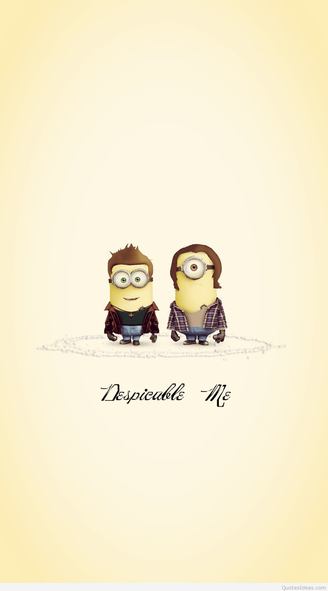 Minions, Cattivissimo me, Coppia, Minimalista, sfondo per iPhone e Android