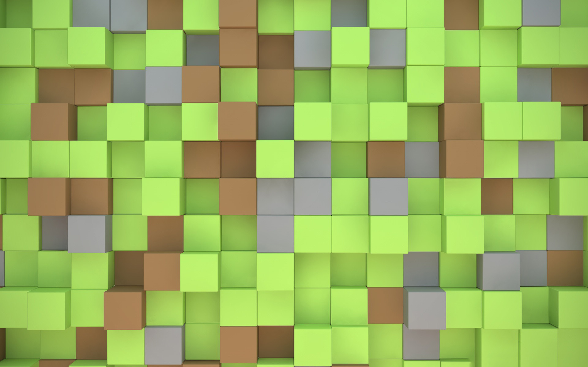 Minecraft, Blocco d'erba, Cubi 3D, 1920x1200, immagine di sfondo