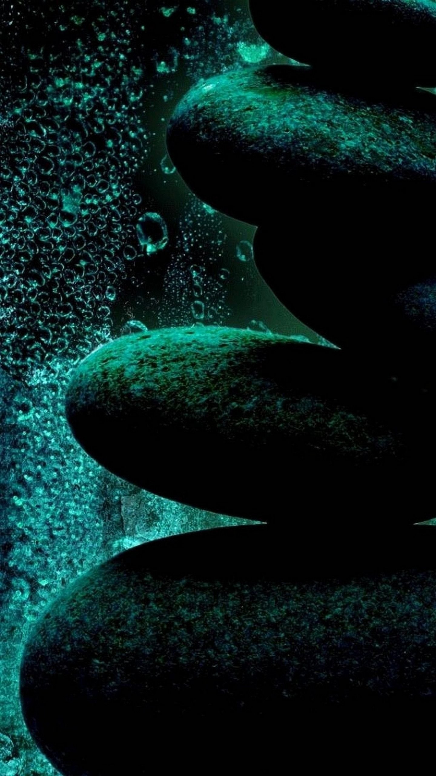 Pietre, Gocce d'acqua, Sfondo scuro, QHD+, schermata di blocco LG G4