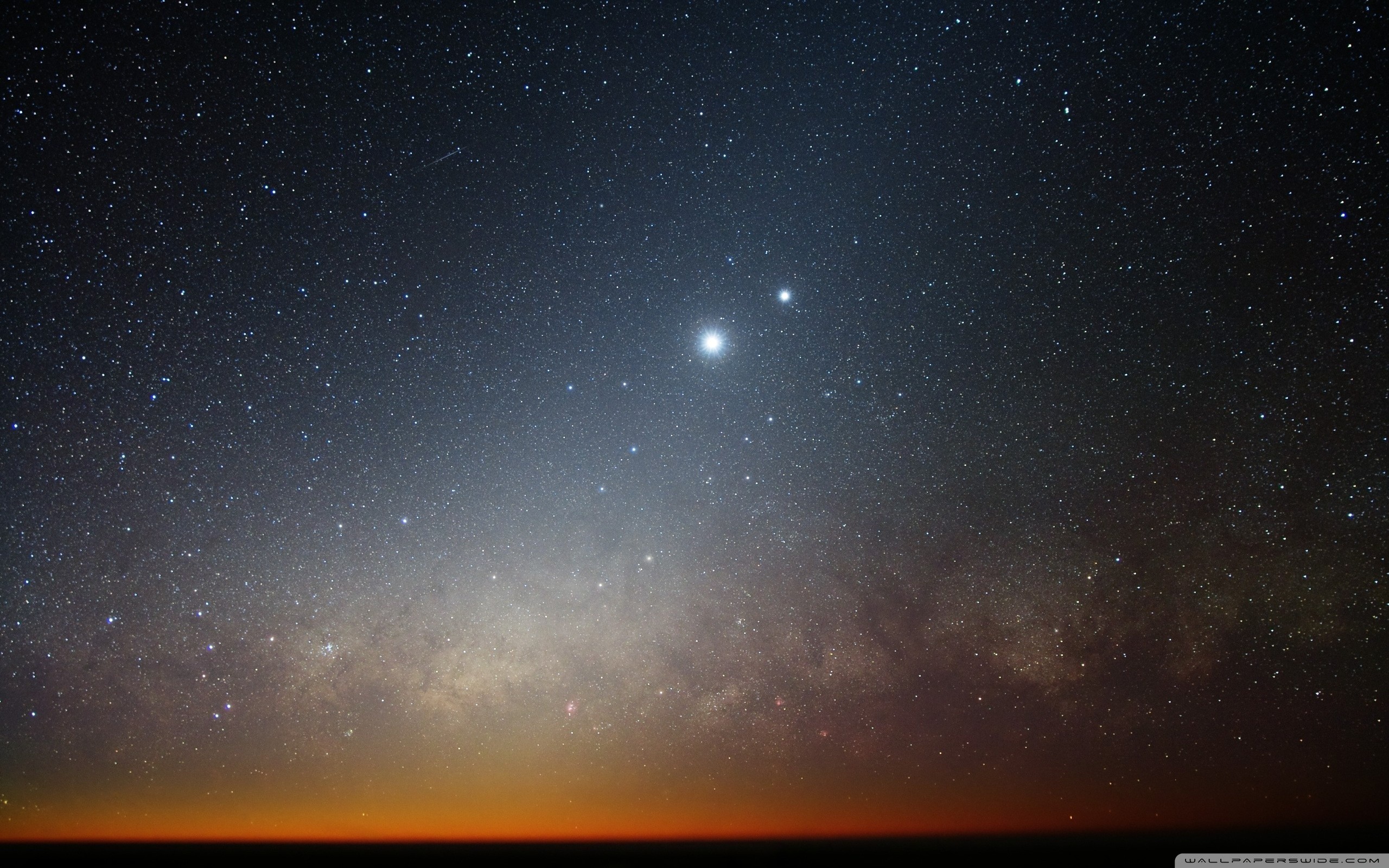 Luce zodiacale, Venere, Cielo stellato, Orizzonte, Crepuscolo, 2560x1600, sfondo per PC