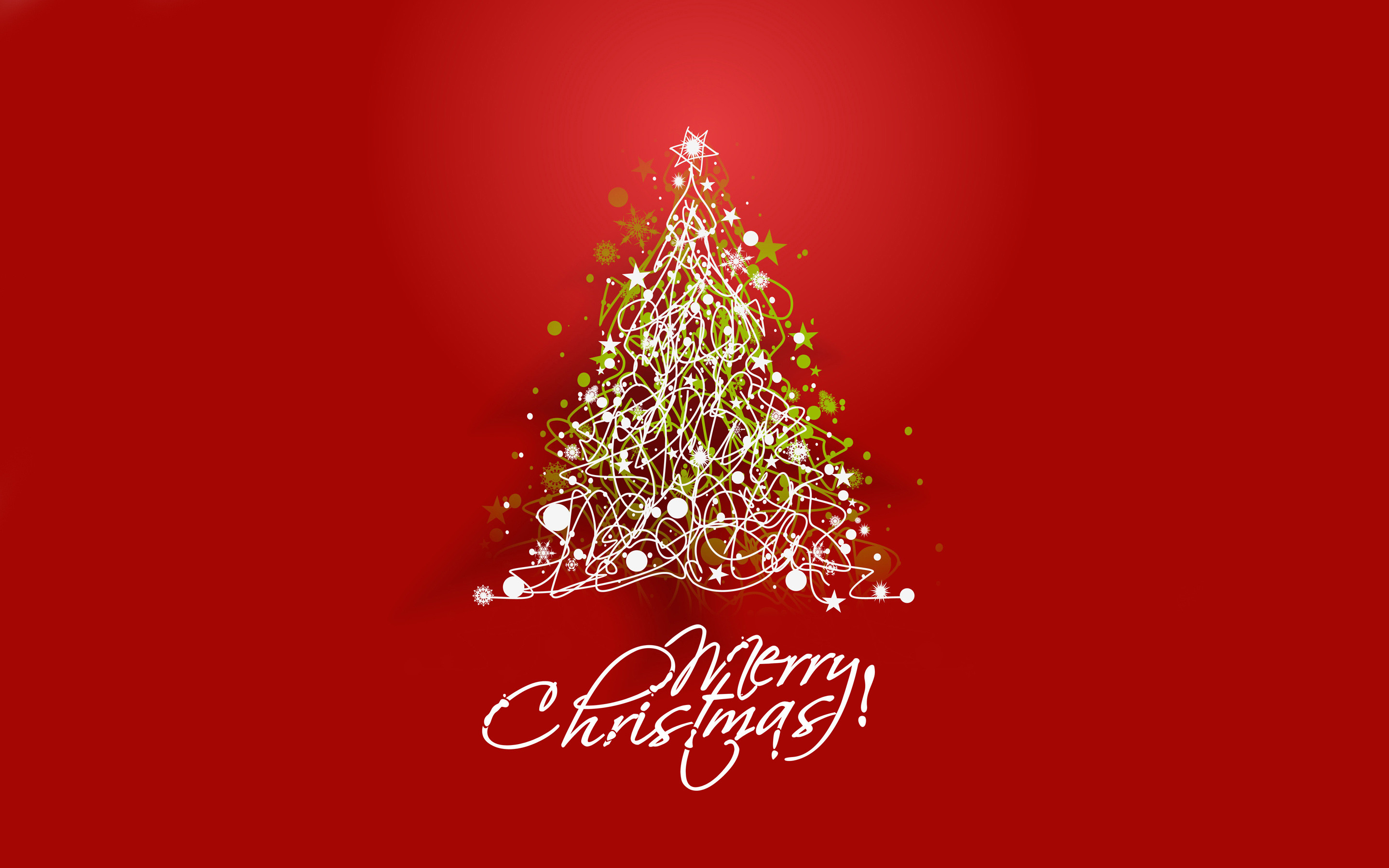 Merry Christmas, Albero stilizzato, Rosso, Minimalismo, 2K, sfondo Windows 11