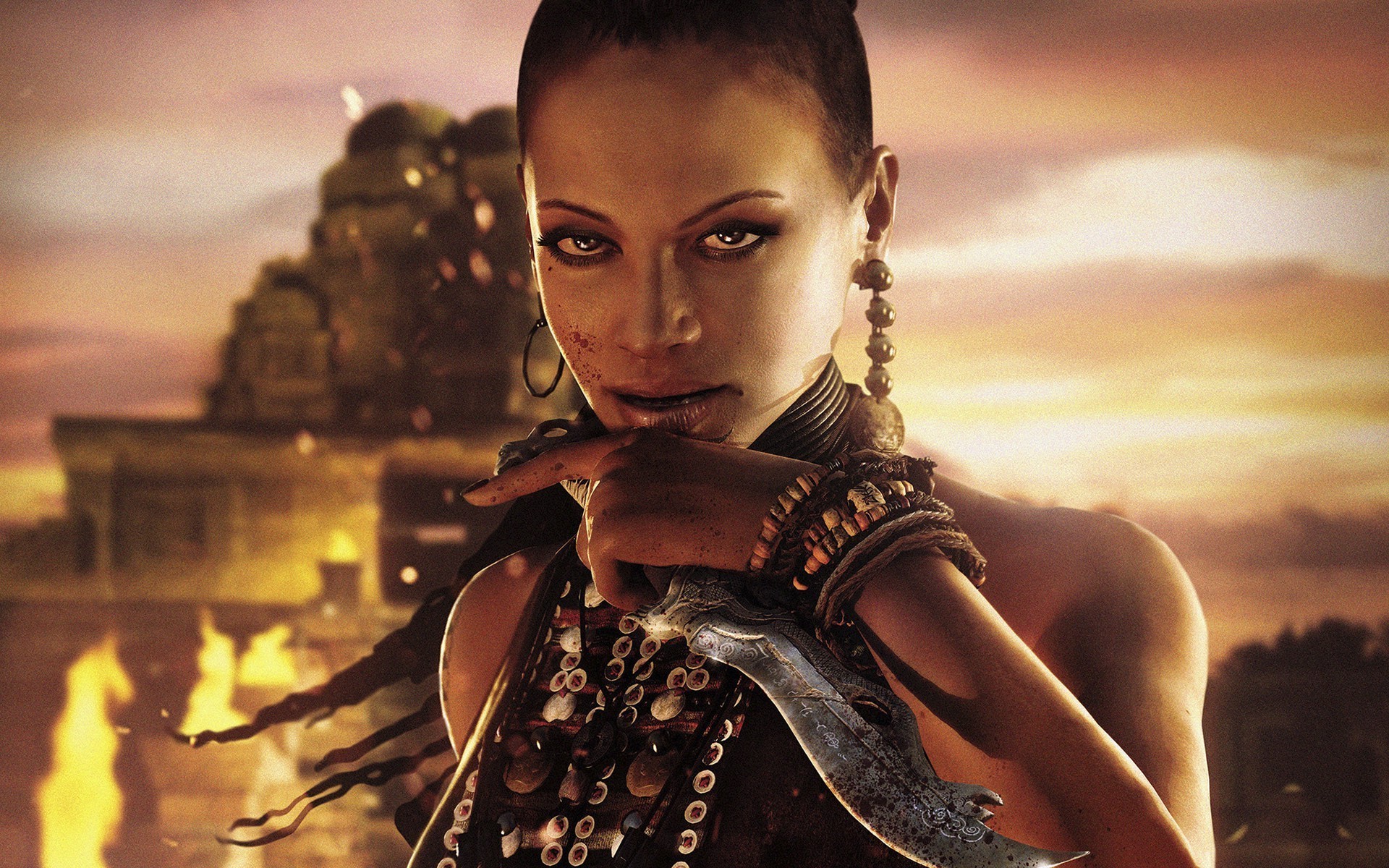 Citra Talugmai, Far Cry 3, Tempio, Pugnale, 1920x1200, immagine di sfondo