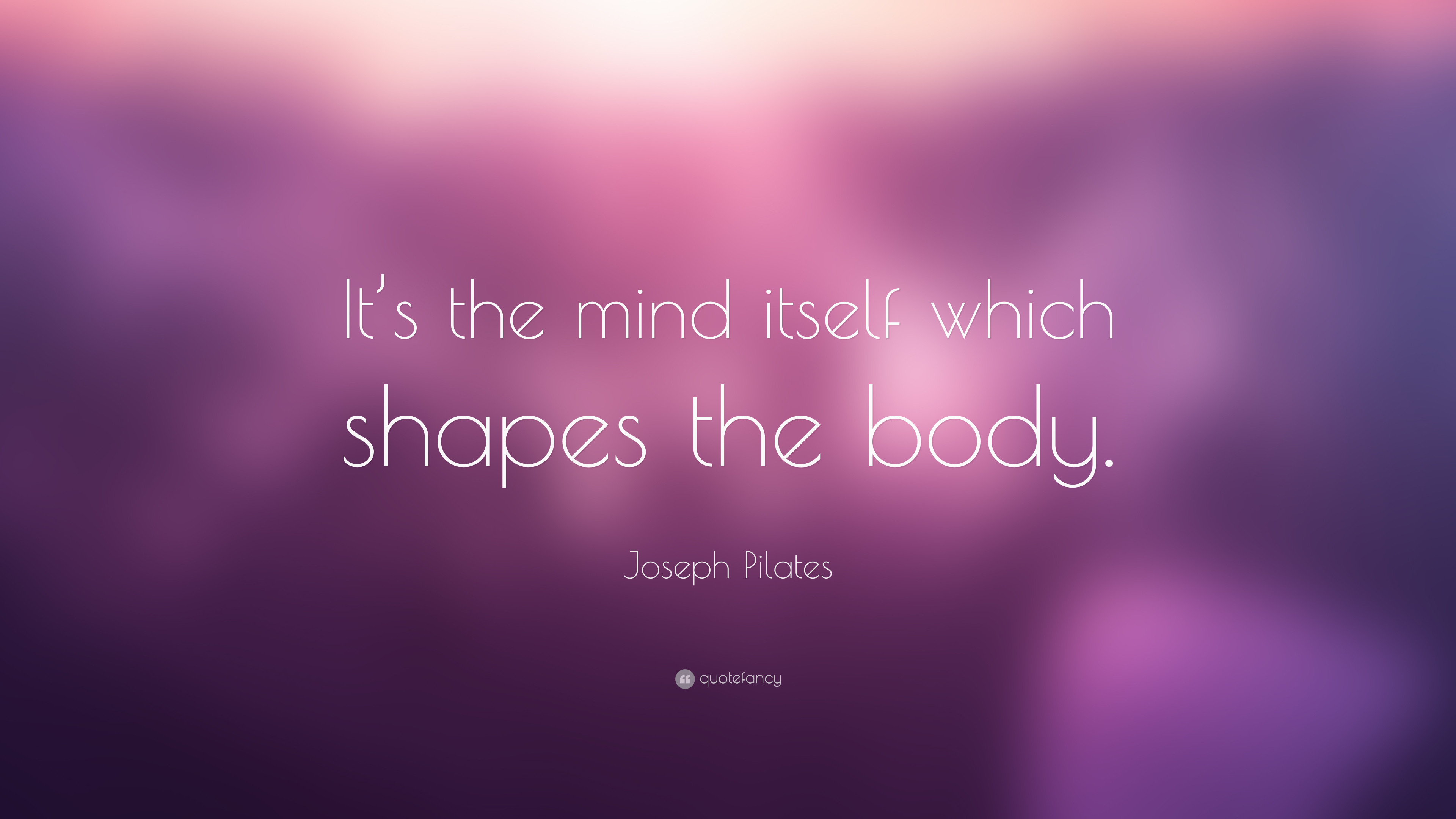 Joseph Pilates, Citazione, Viola, 4K, sfondo per PC