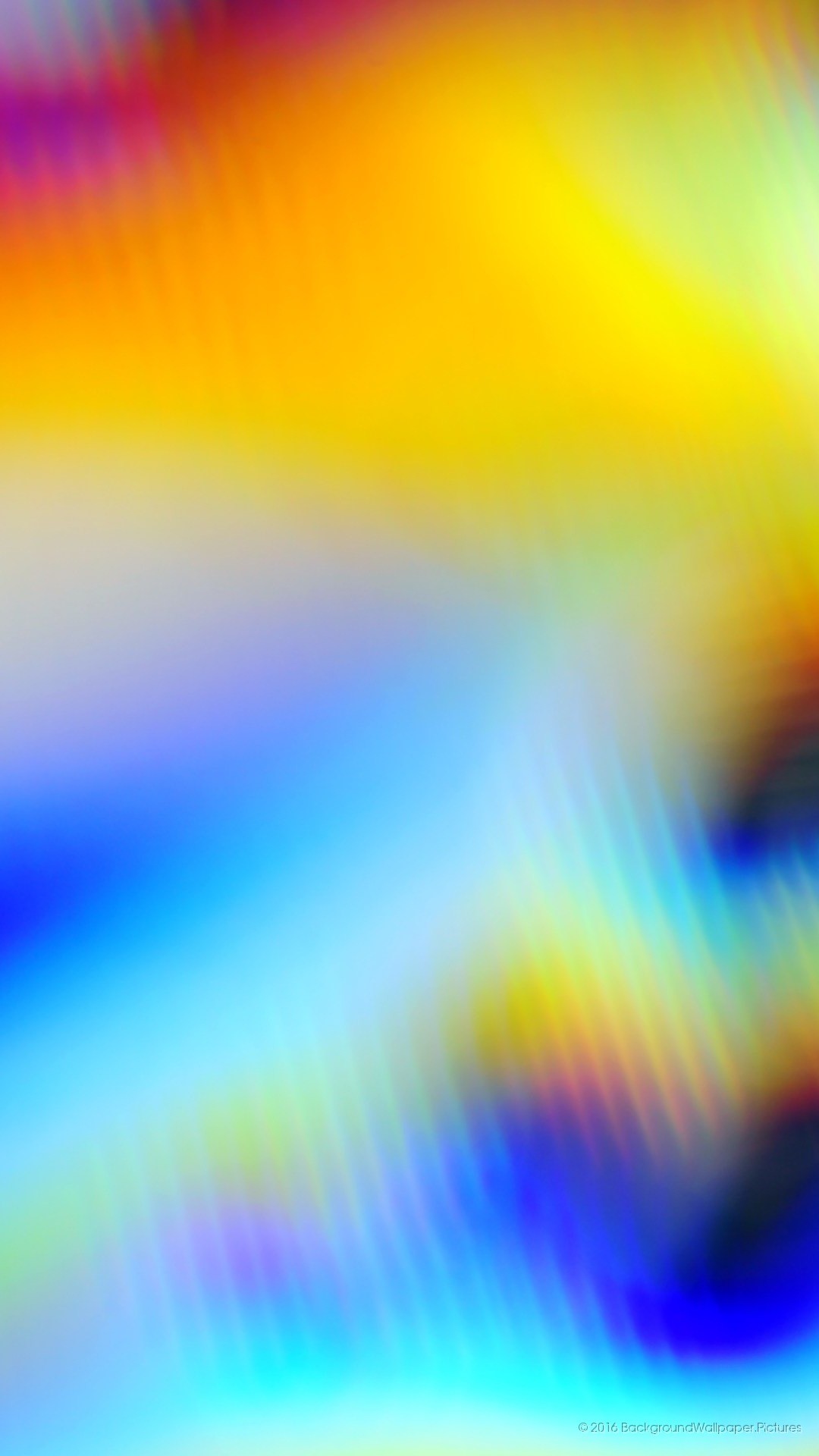 Astratto, Sfocatura, Arcobaleno, Giallo, sfondo per iPhone e Android