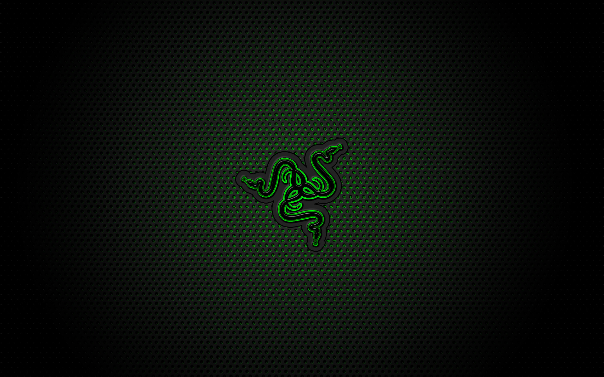 Razer, Logo Razer, Griglia, Verde scuro, 1920x1200, immagine di sfondo