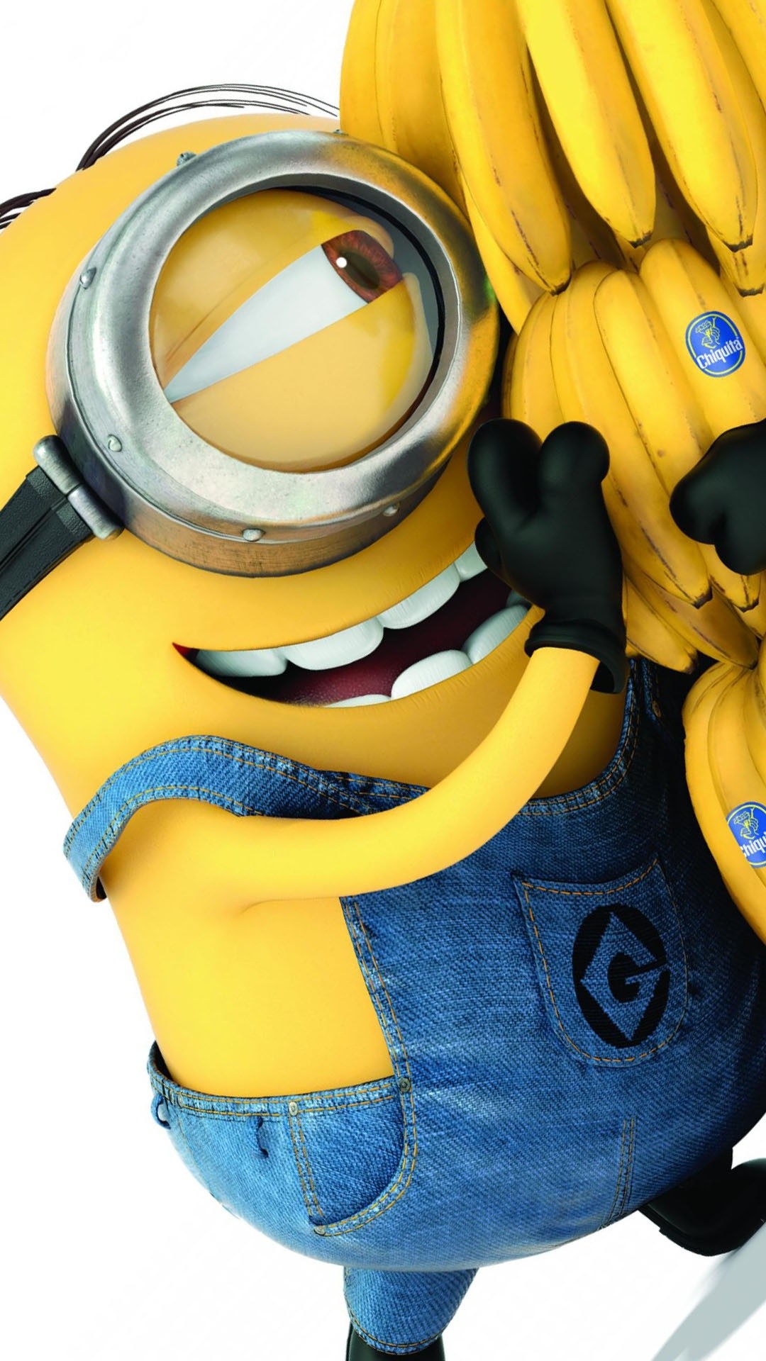 Minion, Stuart, Banane, Cattivissimo me, sfondo Android Full HD