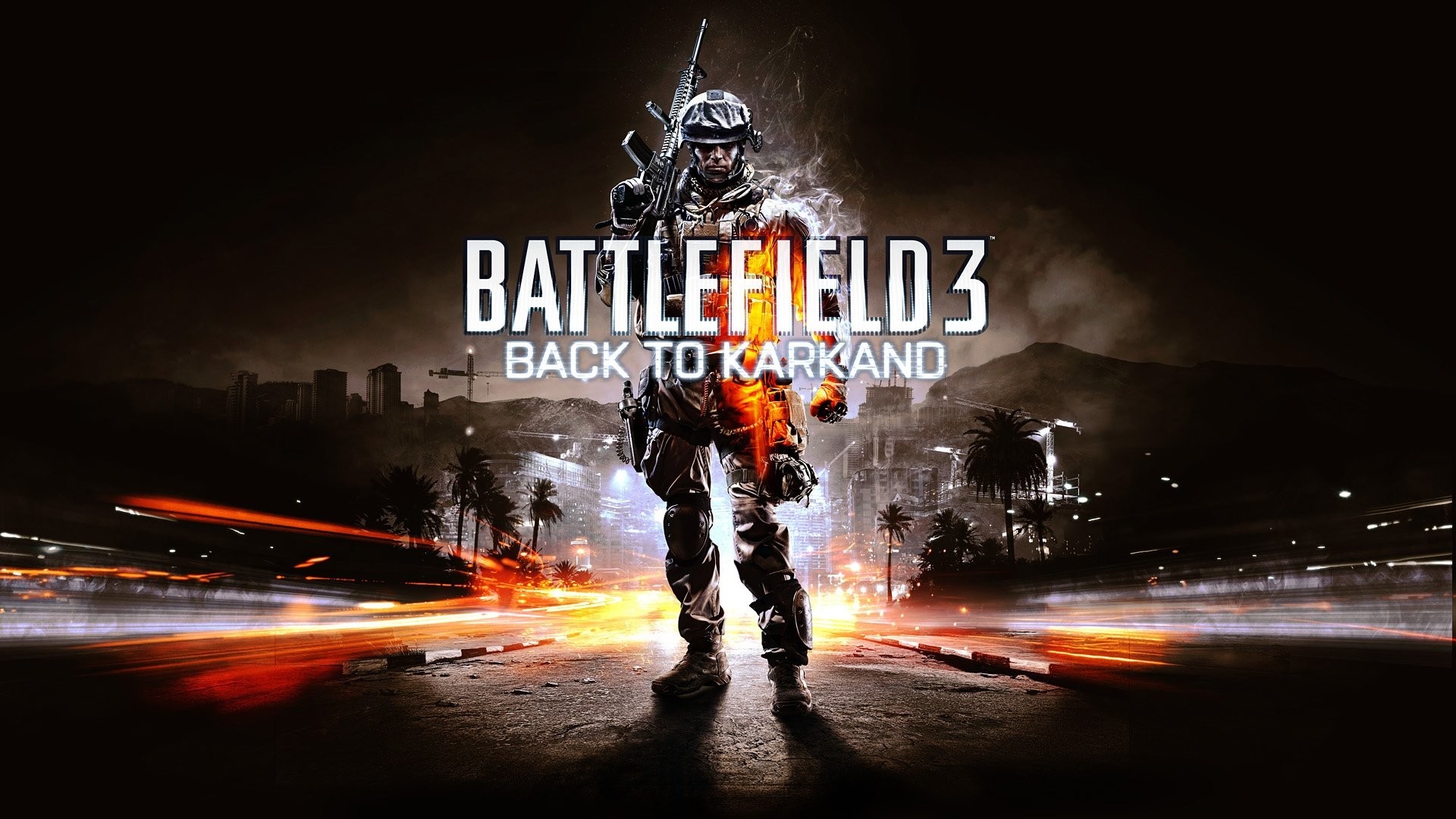 Battlefield 3: Back to Karkand, Soldato, Logo, Traccianti, 1920x1080, immagine di sfondo