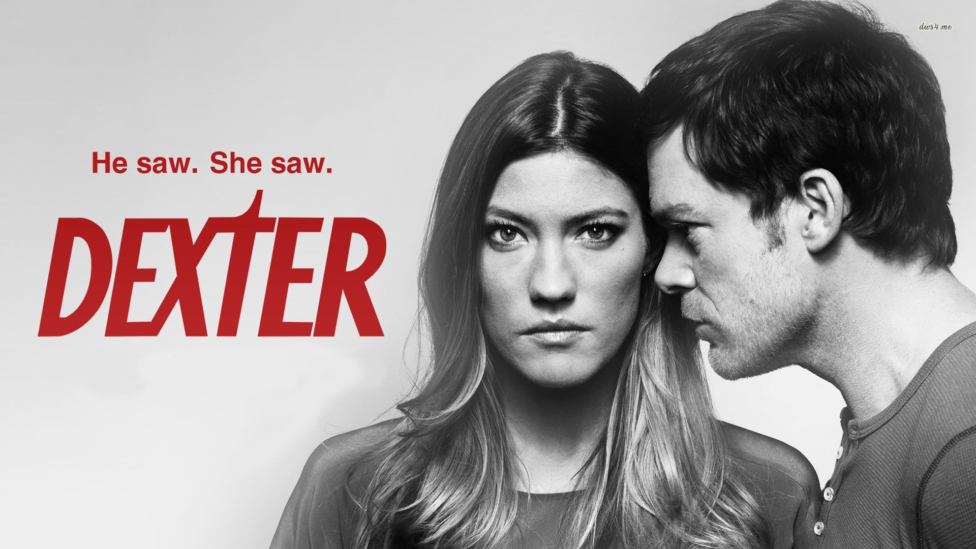Debra Morgan, Dexter Morgan, Jennifer Carpenter, Michael C. Hall, Dexter, He Saw. She Saw., immagine di sfondo