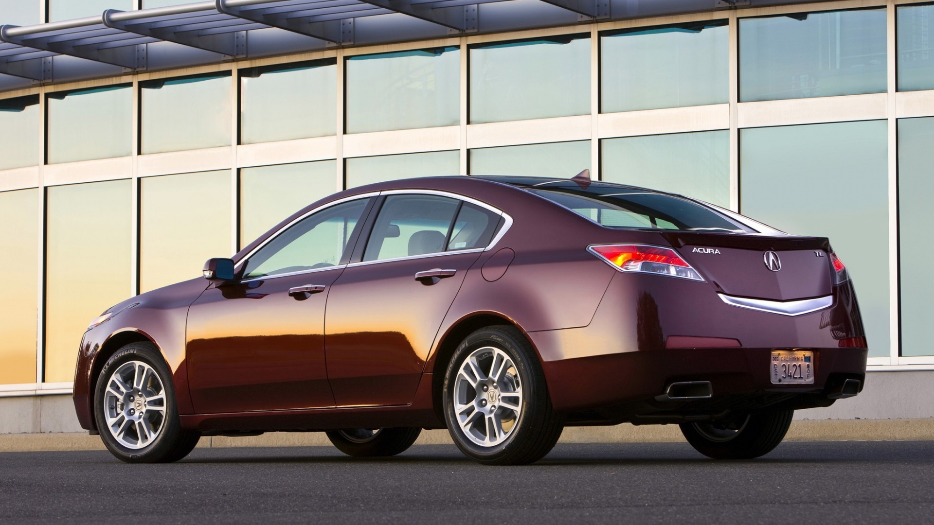 Acura TL, Berlina, Bordeaux, Full HD 1080p, sfondo desktop