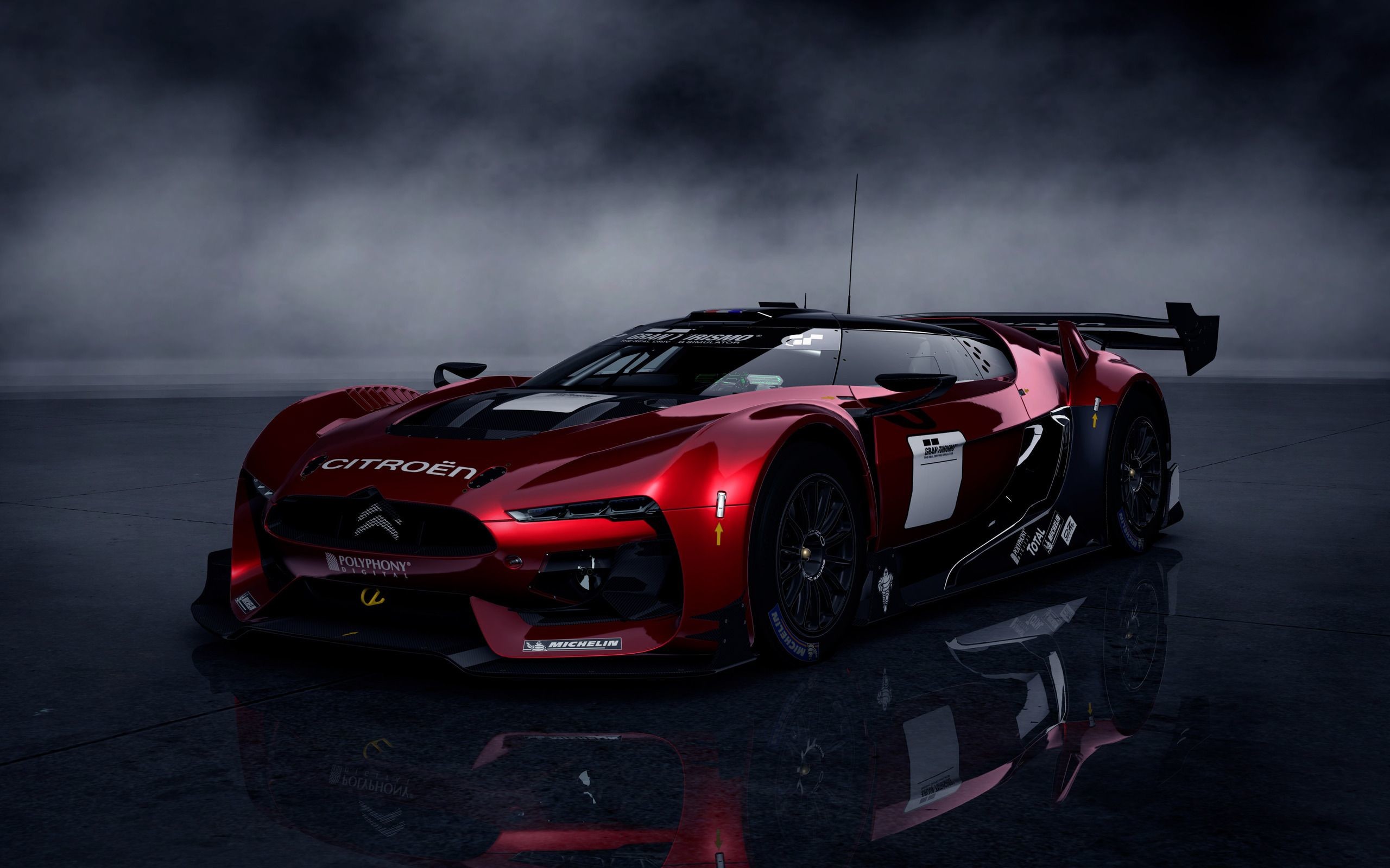 Citroën GT, Concept car, Rosso, 2K, sfondo Windows 11