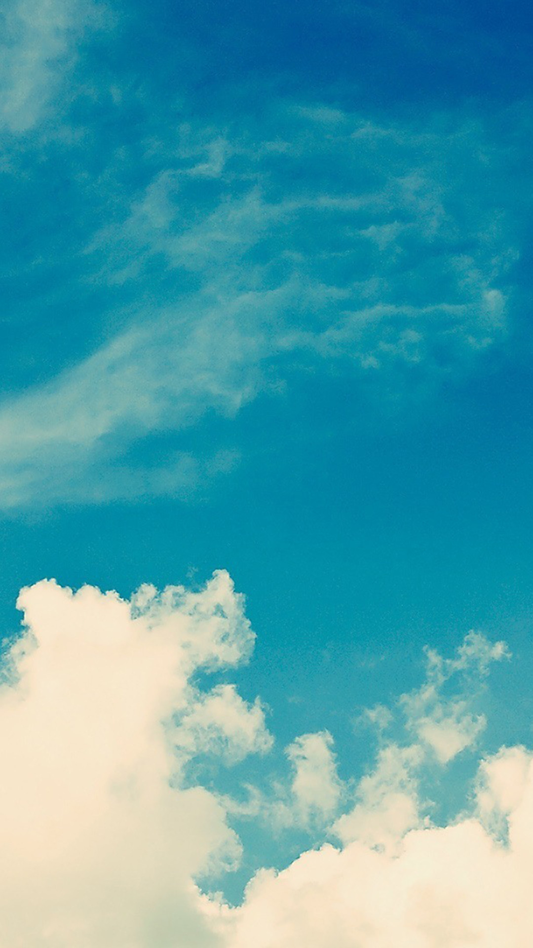 Cielo, Nuvole, Azzurro, wallpaper iPhone 5