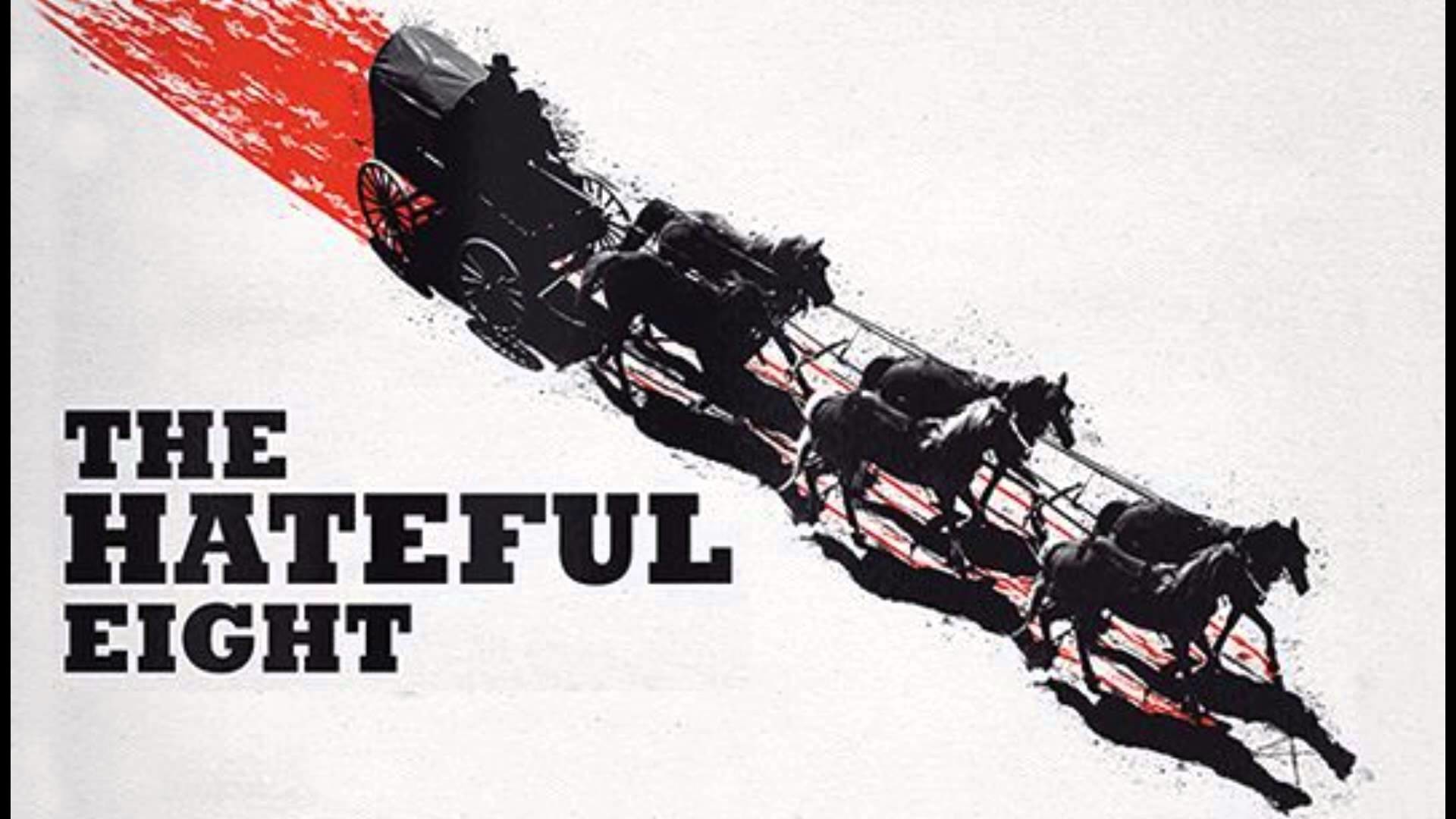 The Hateful Eight, Diligenza, Cavalli, Neve, Locandina, Full HD, sfondo per portatile