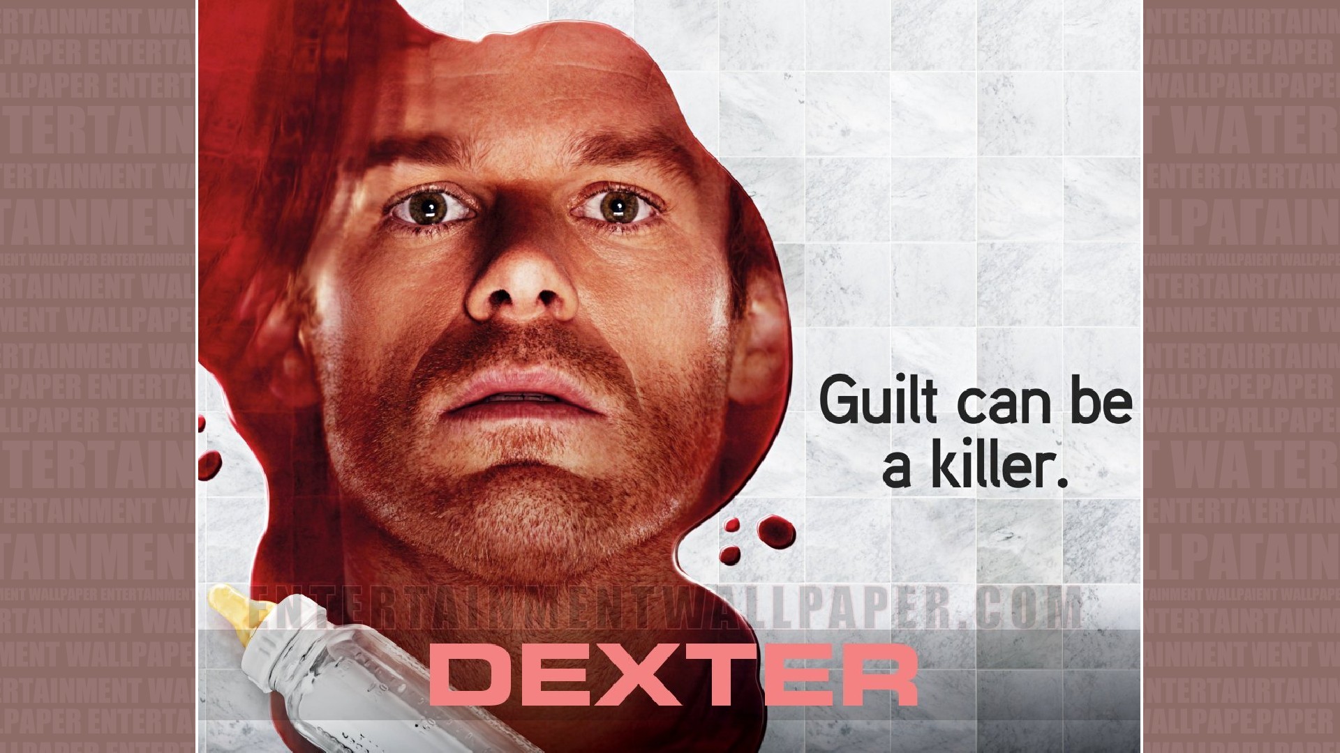 Dexter Morgan, Michael C. Hall, Dexter, Guilt Can Be a Killer, Poster, sfondo 1920x1080 per PC