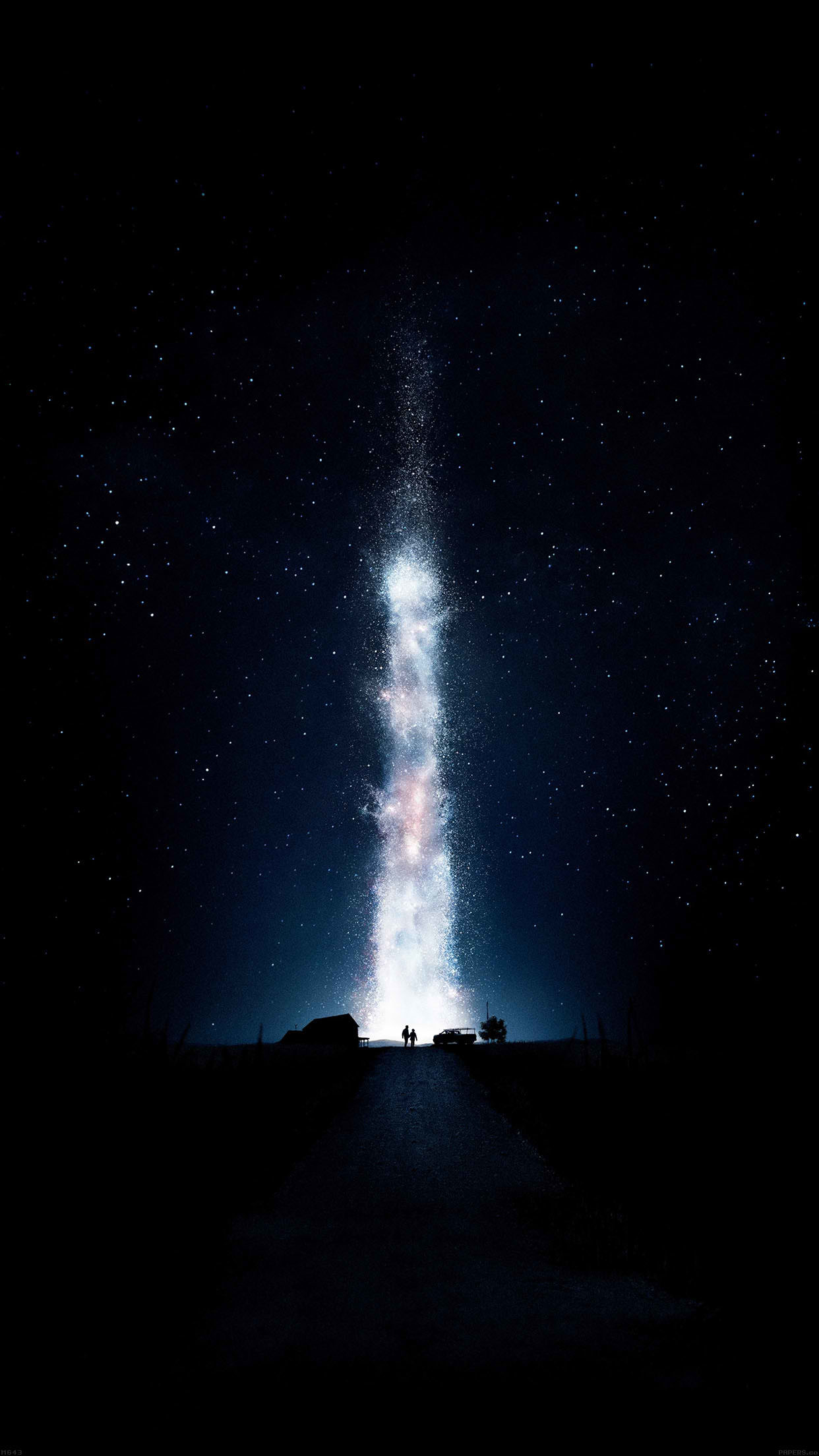 Interstellar, Via Lattea, Cielo stellato, sfondo per iPhone e Android