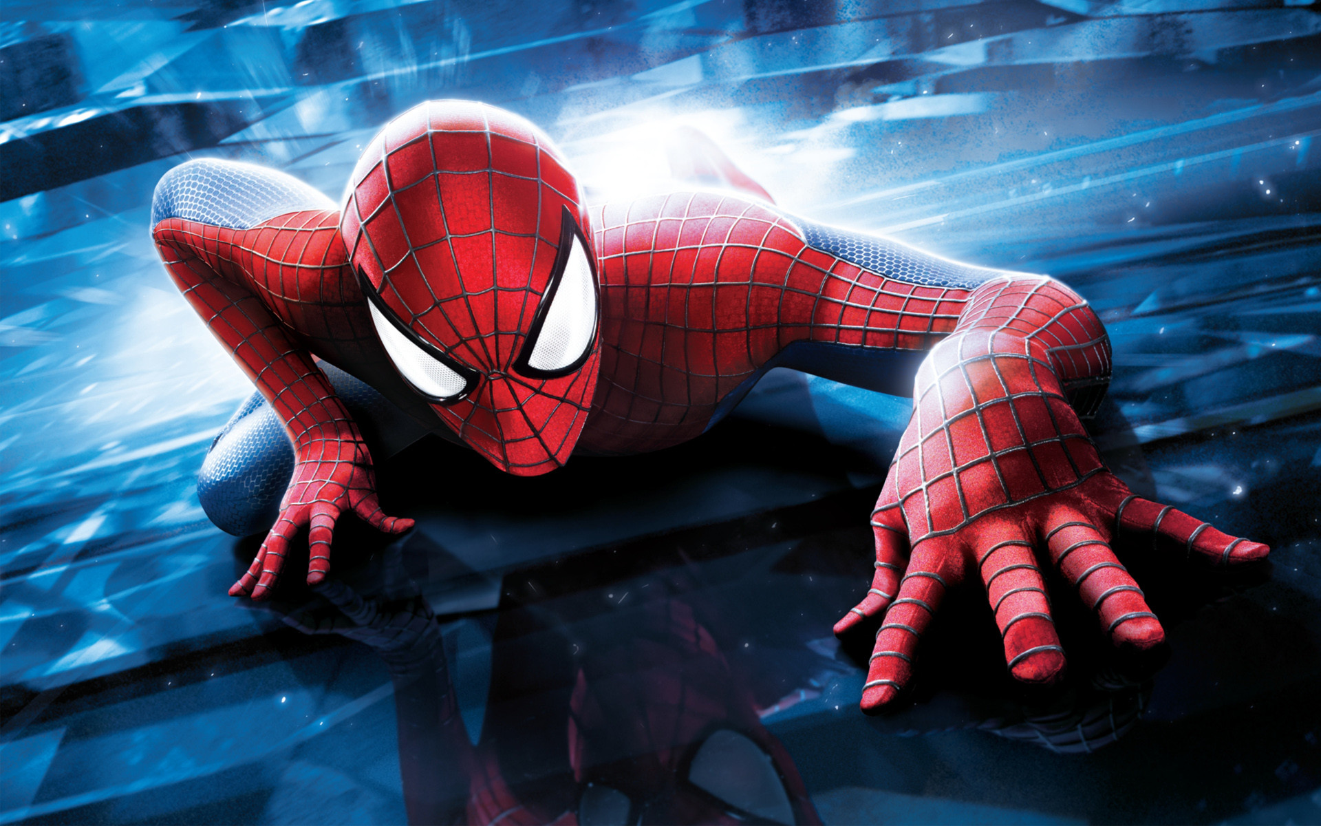 Spider-Man, The Amazing Spider-Man 2, Marvel, Blu, Full HD, sfondo desktop