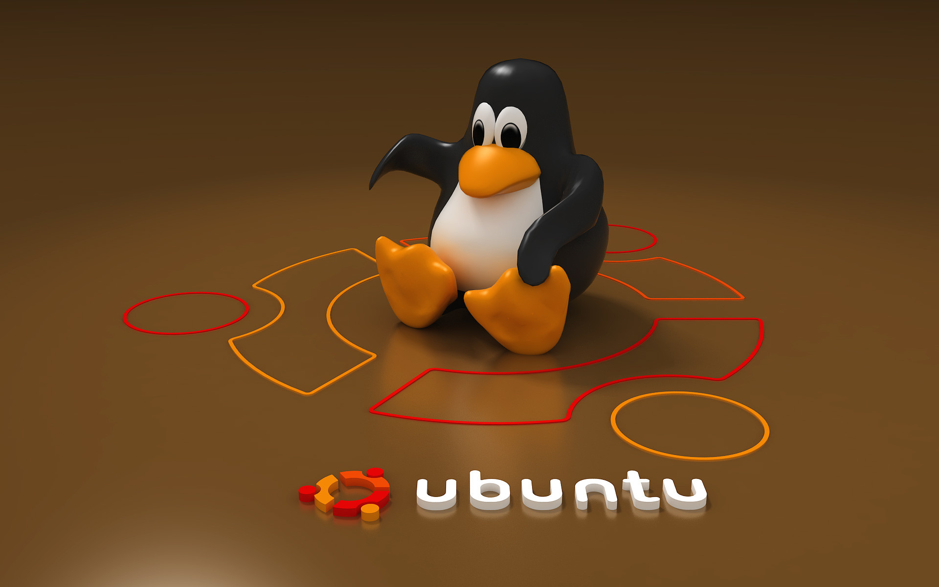 Tux, Ubuntu, Linux, Pinguino, Arte 3D, 1920x1200, immagine di sfondo