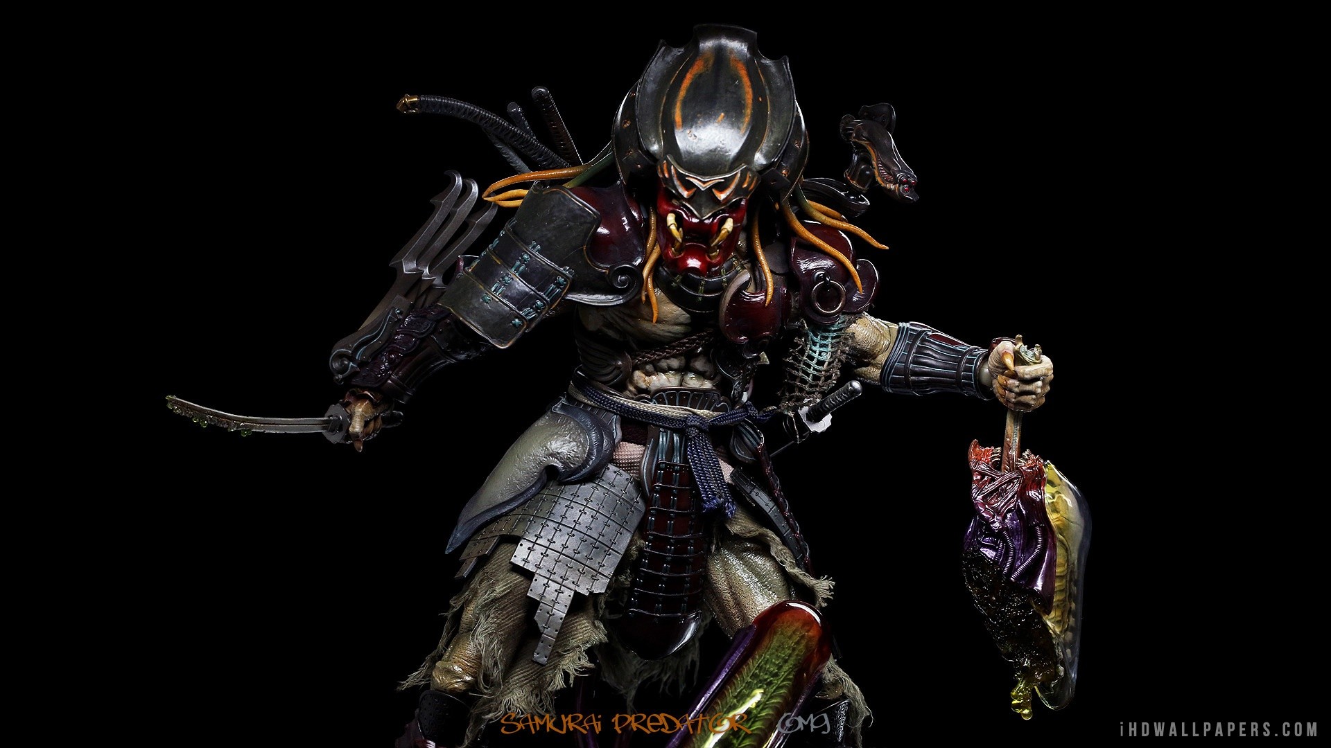 Predator, Samurai, Armatura, Maschera, Full HD, sfondo desktop