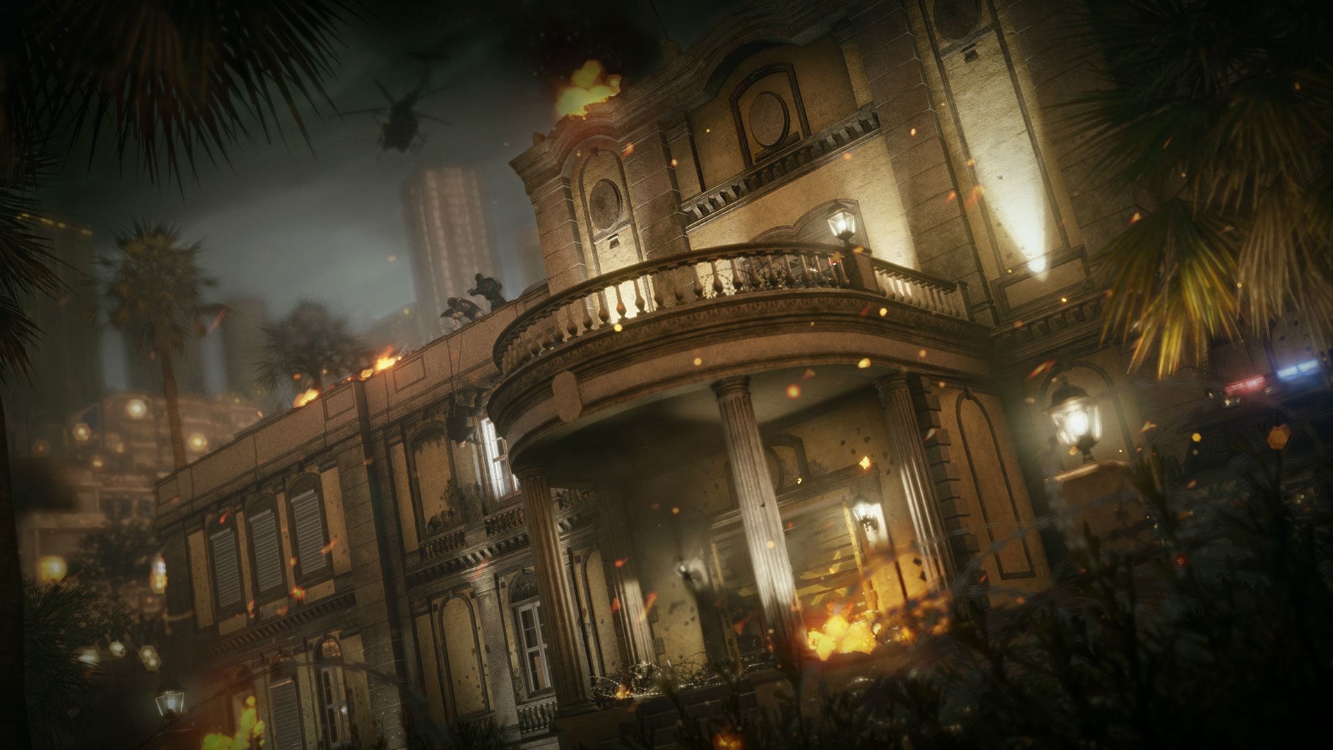 Rainbow Six Siege, Villa, Notte, Mappa, Full HD, sfondo per PC