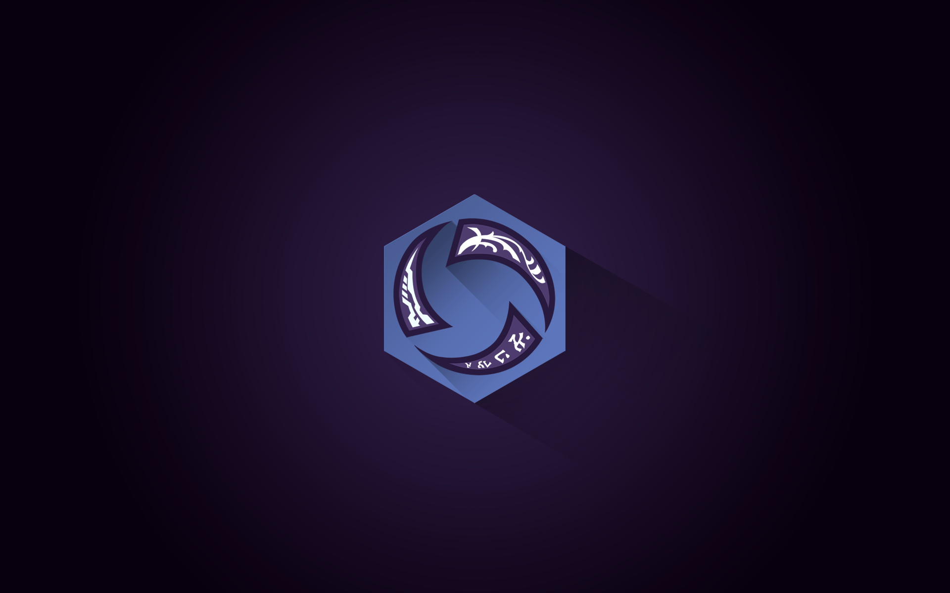 Heroes of the Storm, Logo, Viola, Minimalista, 1920x1200, immagine di sfondo