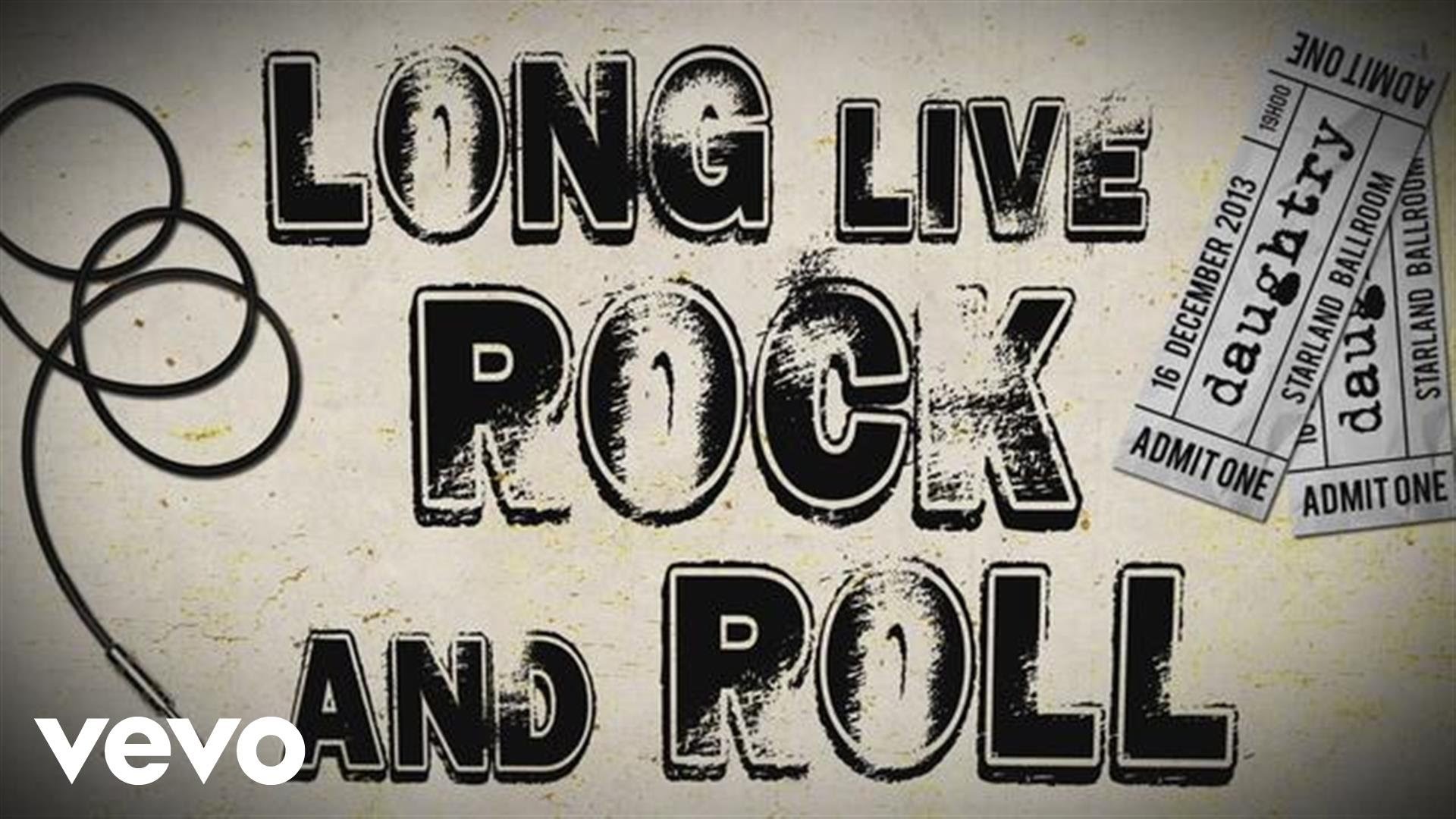 Long Live Rock and Roll, Vevo, Biglietti, Grunge, 1920x1080, sfondo per PC