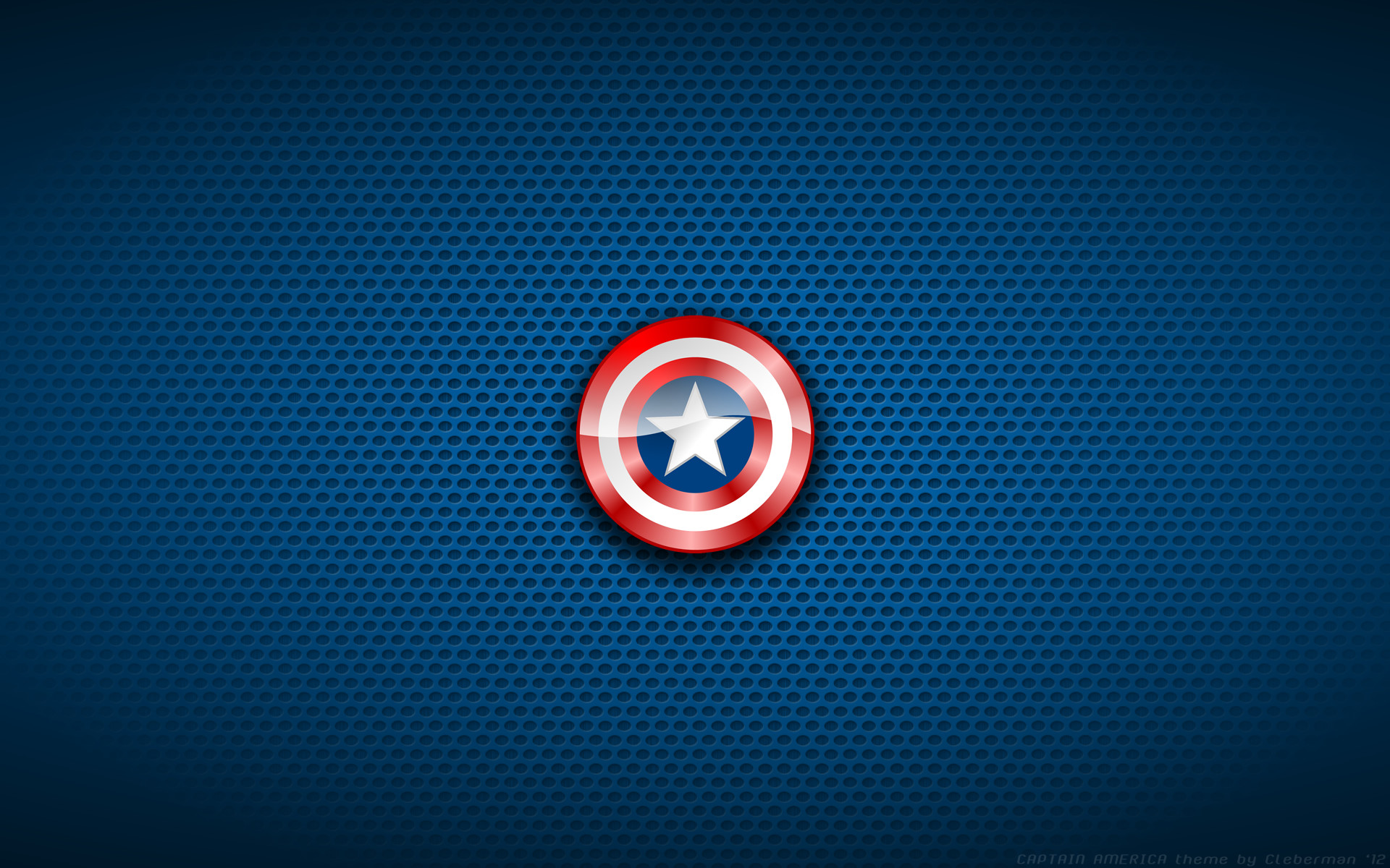 Scudo di Capitan America, Capitan America, Blu, Minimalismo, 1920x1200, sfondo MacBook Pro