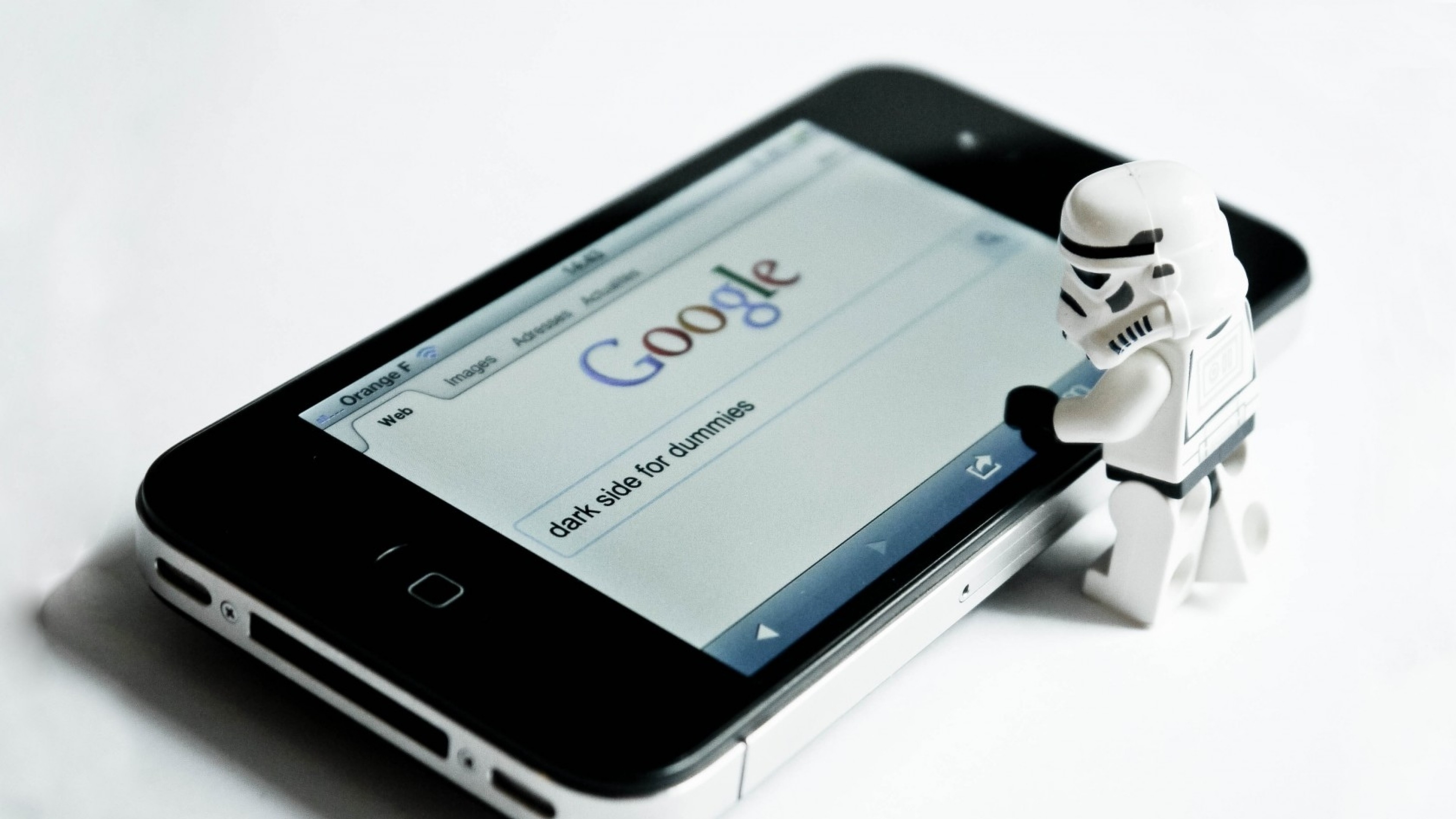 Stormtrooper, LEGO, iPhone, Google, Ironia, 4K, sfondo per PC e portatile