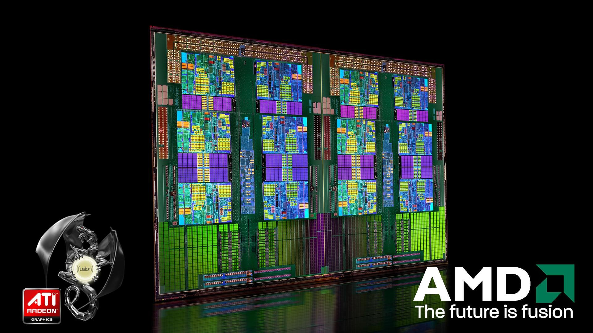 AMD, The future is fusion, Processore, Drago, Full HD, sfondo Windows 11