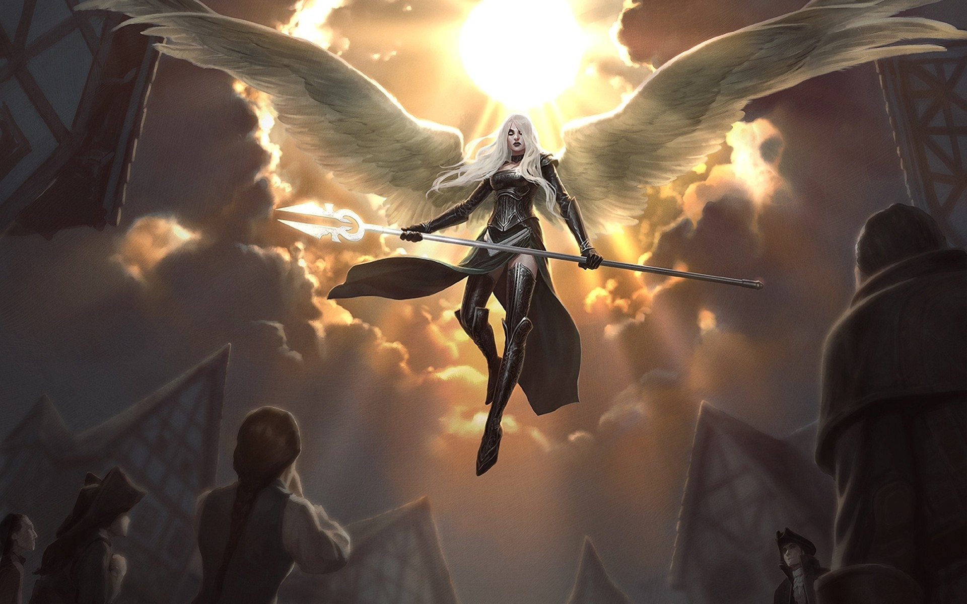 Avacyn, MTG, Angelo, Innistrad, Full HD, sfondo per PC