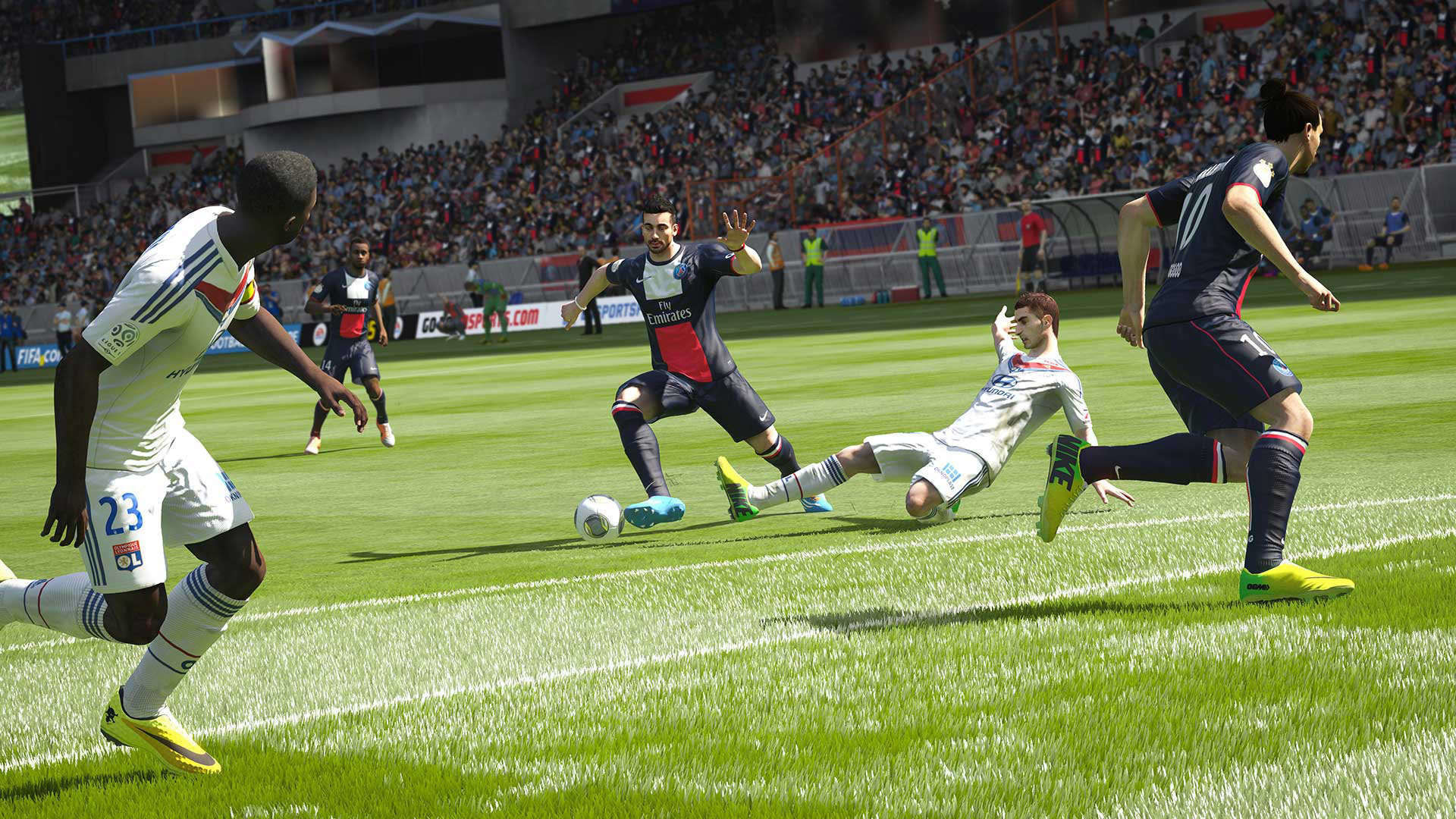 Paris Saint-Germain, FIFA 16, Scivolata, Gameplay, Full HD, sfondo desktop