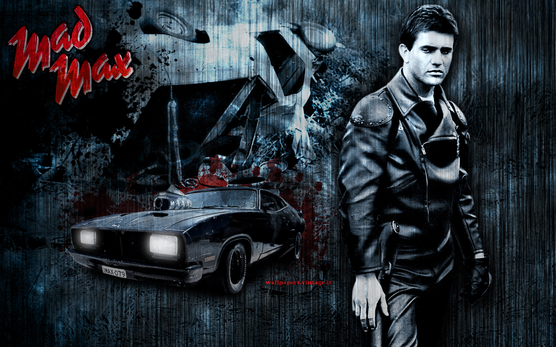 Mad Max, Mel Gibson, Max Rockatansky, Interceptor, Poster, 1920x1200, sfondo MacBook Pro