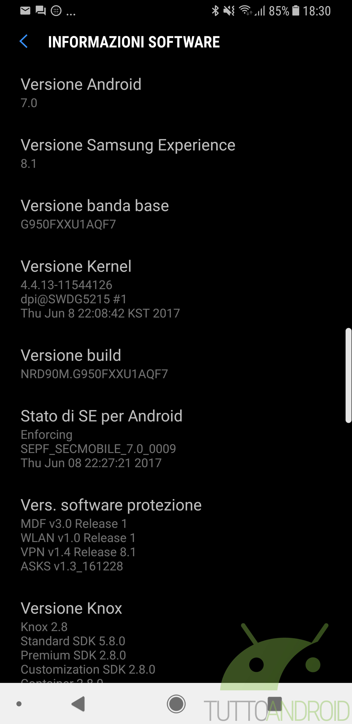 ... contraddistinto dalla build XXU1AQF7, richiede il download di quasi 500 MB ed è in roll out, ovviamente tramite OTA, per tutti i Samsung Galaxy S8 e ..., wallpaper cellulare
