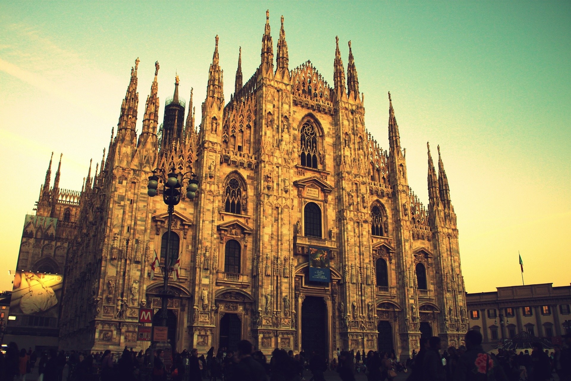 Duomo di Milano, Milano, Gotico, Cattedrale, Full HD, sfondo per portatile