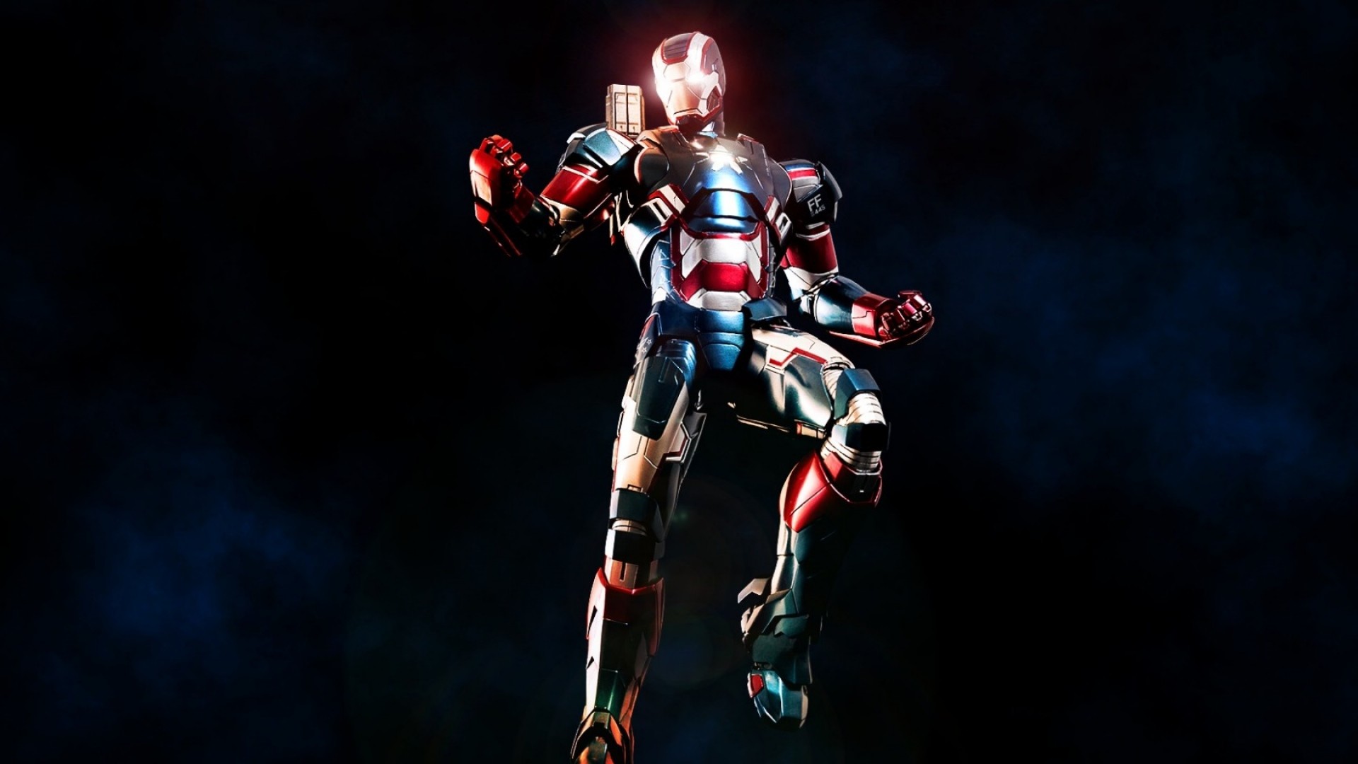 Iron Patriot, Iron Man 3, Marvel, Armatura, 16:9 Full HD, sfondo widescreen