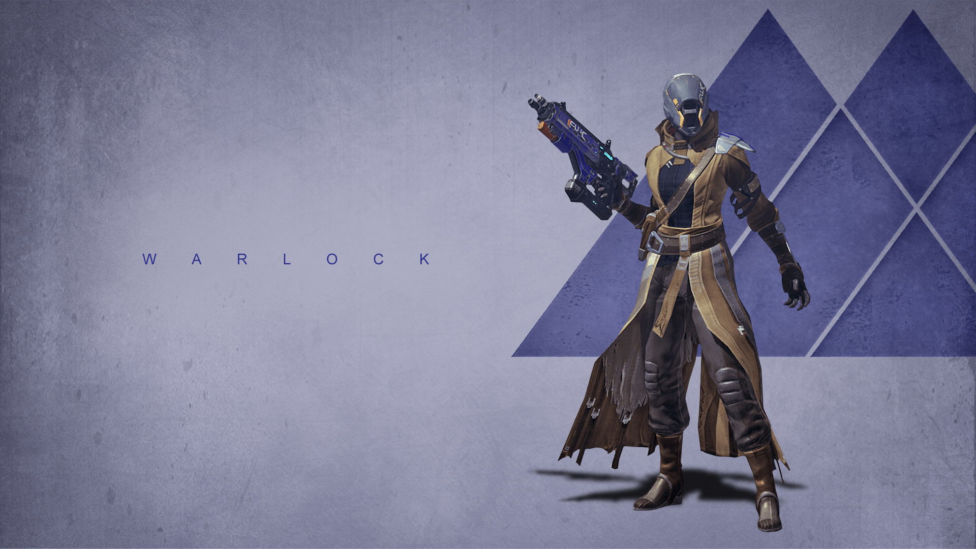 Destiny, Stregone, Armatura, Triangoli, Viola, 16:9 Full HD, sfondo widescreen