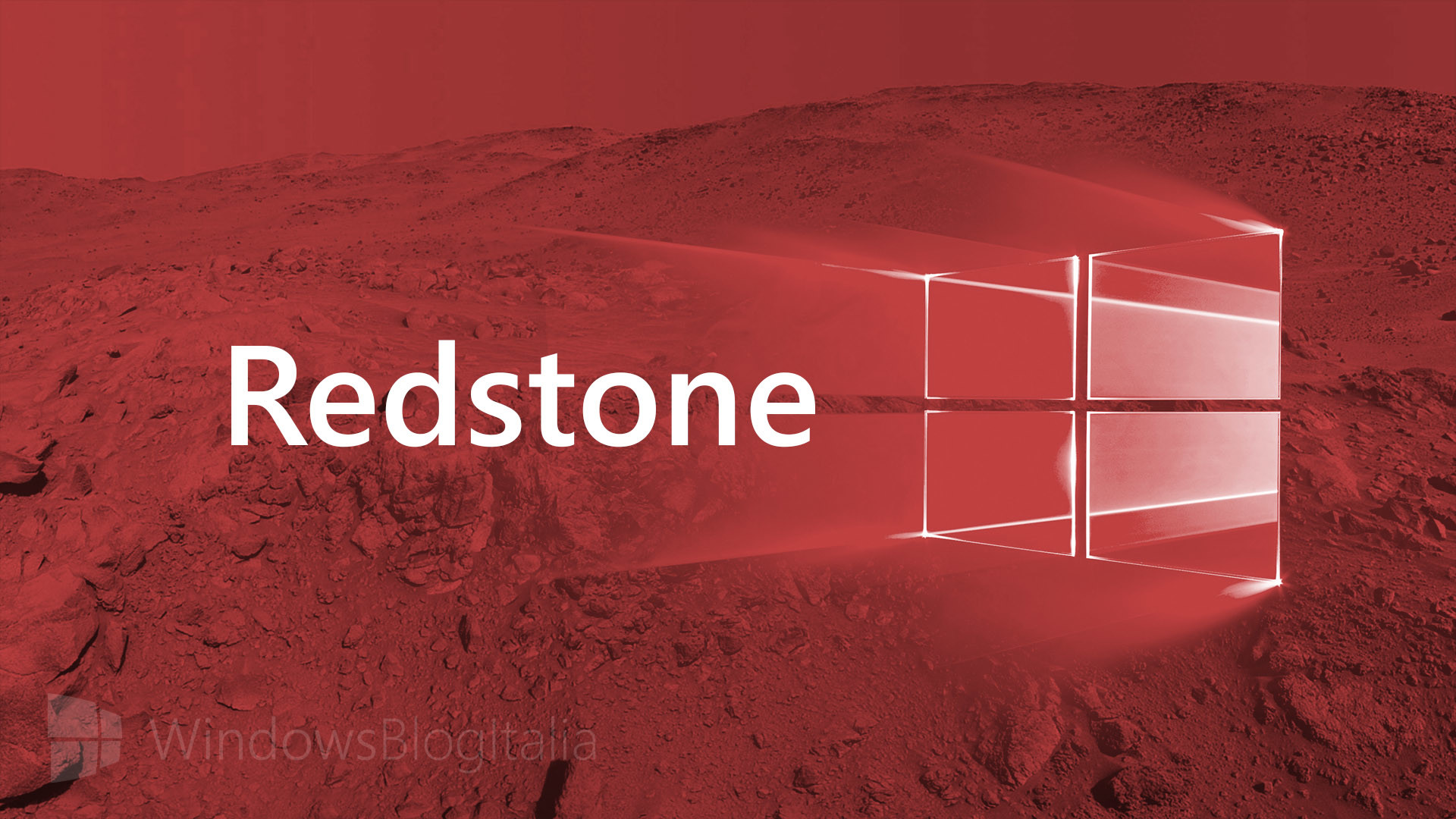 Windows 10 Redstone, Windows 10, Logo Windows, Rosso, Full HD, sfondo desktop
