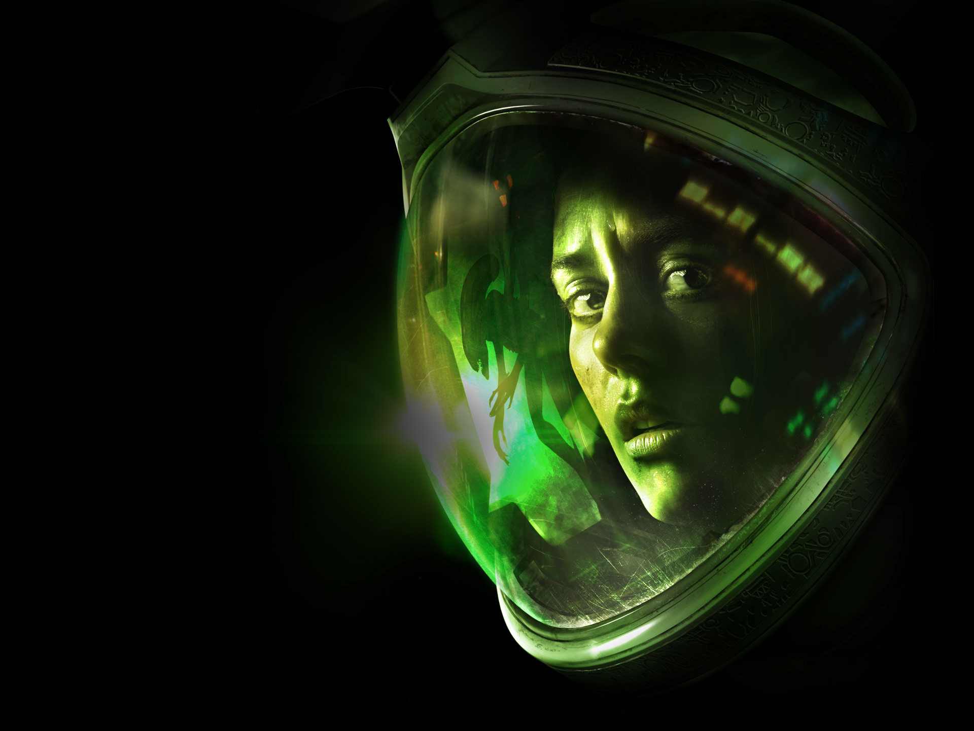 Alien: Isolation, Amanda Ripley, Casco, Verde, Full HD, schermata di blocco iPad