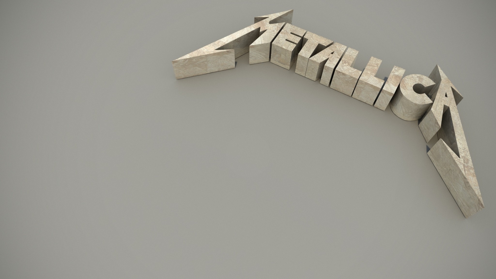 Metallica, Logo 3D, Grigio, Full HD, sfondo Windows 11