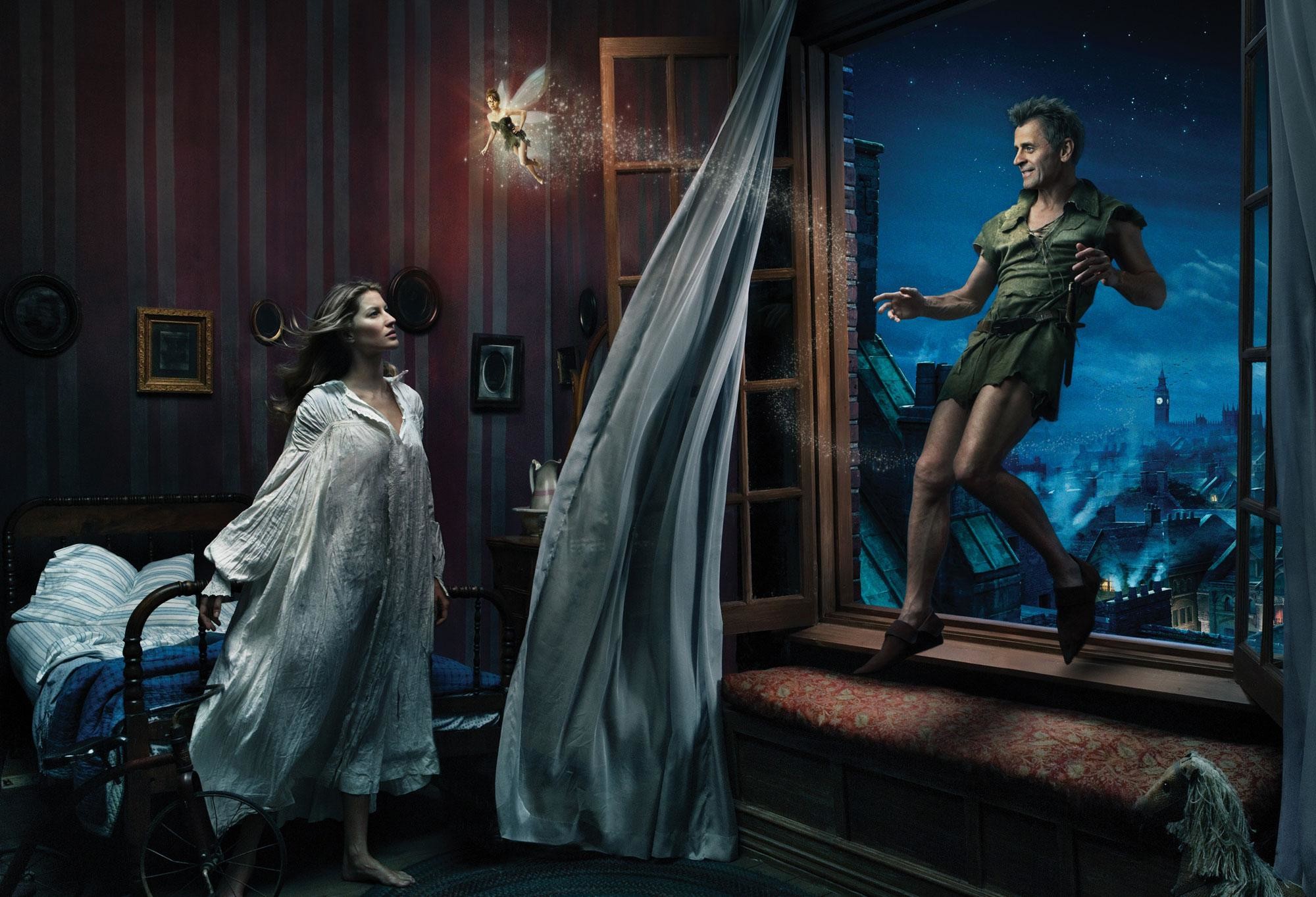 Peter Pan, Wendy, Annie Leibovitz, Disney Dream Portraits, Finestra, sfondo Windows 11