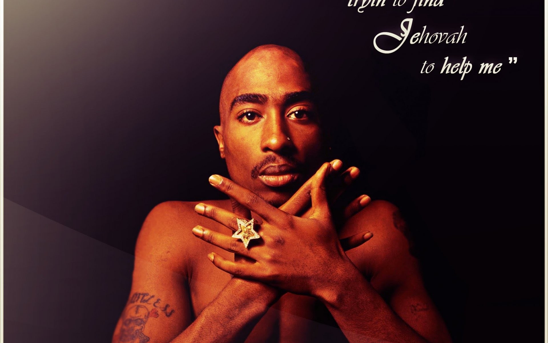 Tupac Shakur, 2Pac, Citazione, Ritratto, 1920x1200, sfondo MacBook Pro
