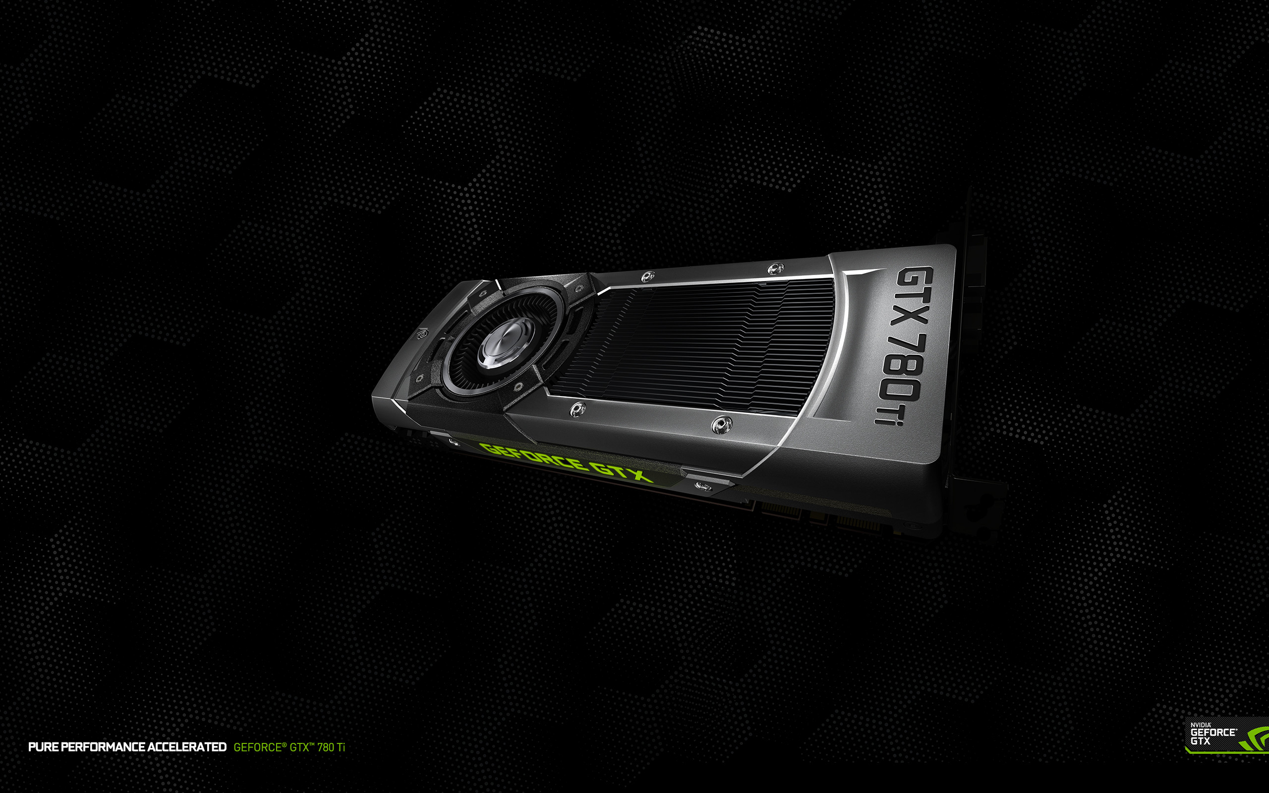 Nvidia GeForce GTX 780 Ti, Scheda grafica, Sfondo nero, 2560x1600, wallpaper desktop
